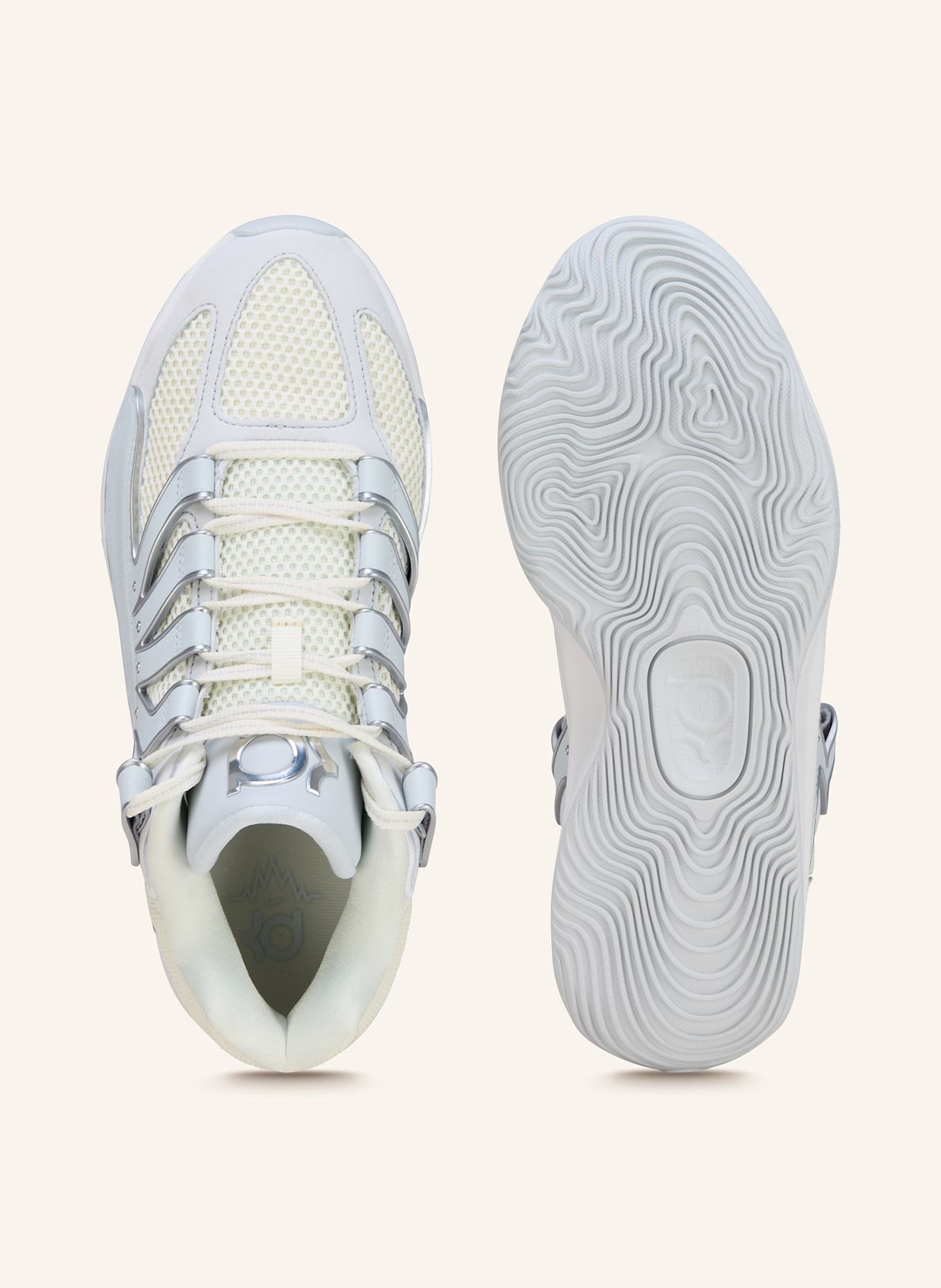 Nike Basketballschuhe KD18 CHAIN REACTION: ECRU/ HELLGRAU