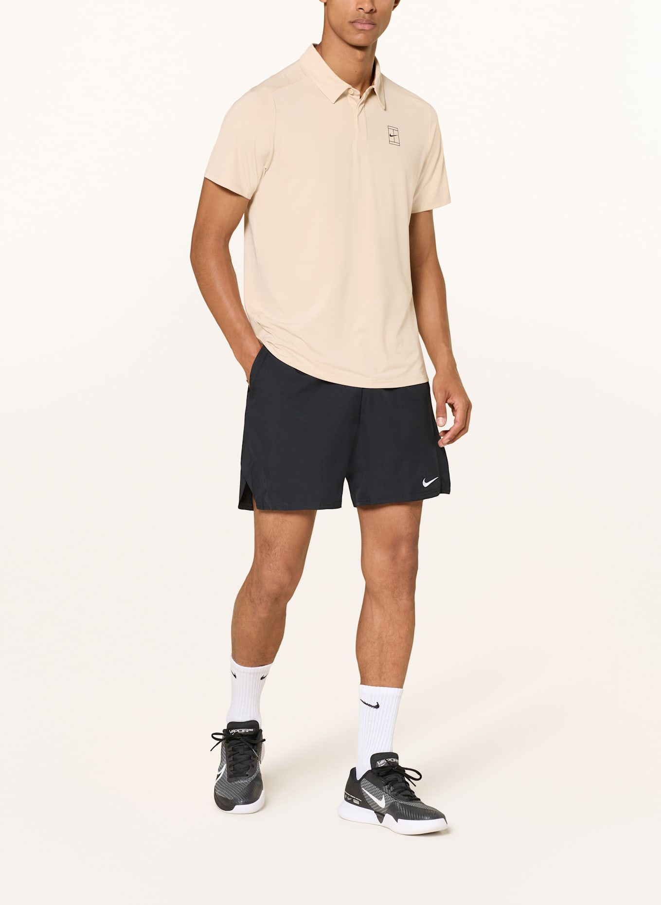 Nike Funktions-Poloshirt NIKECOURT ADVANTAGE: BEIGE