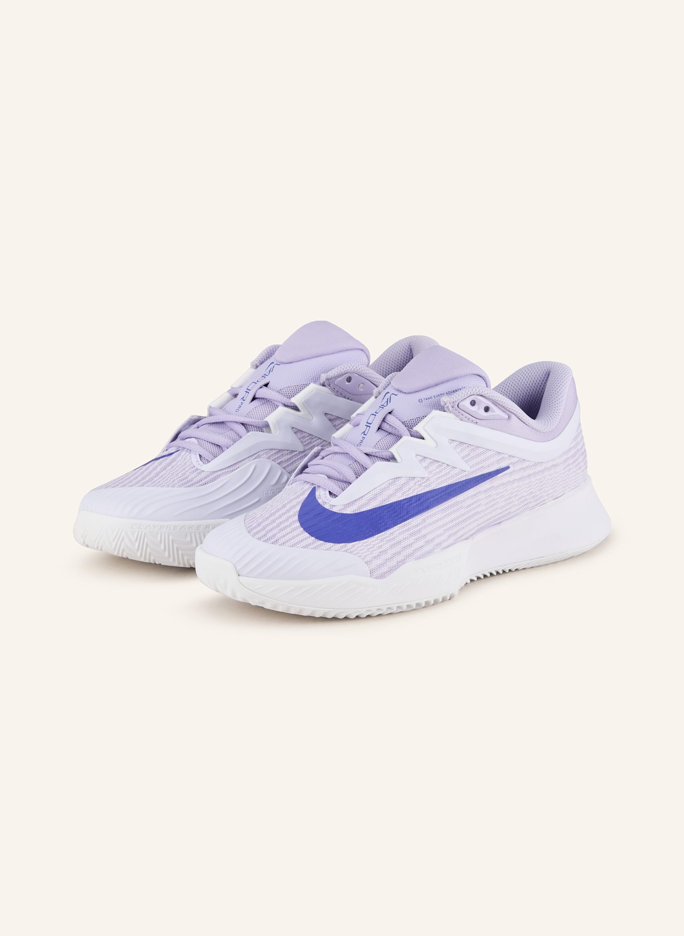 Nike Tennisschuhe ZOOM VAPOR PRO 3: DUNKELLILA/ HELLLILA