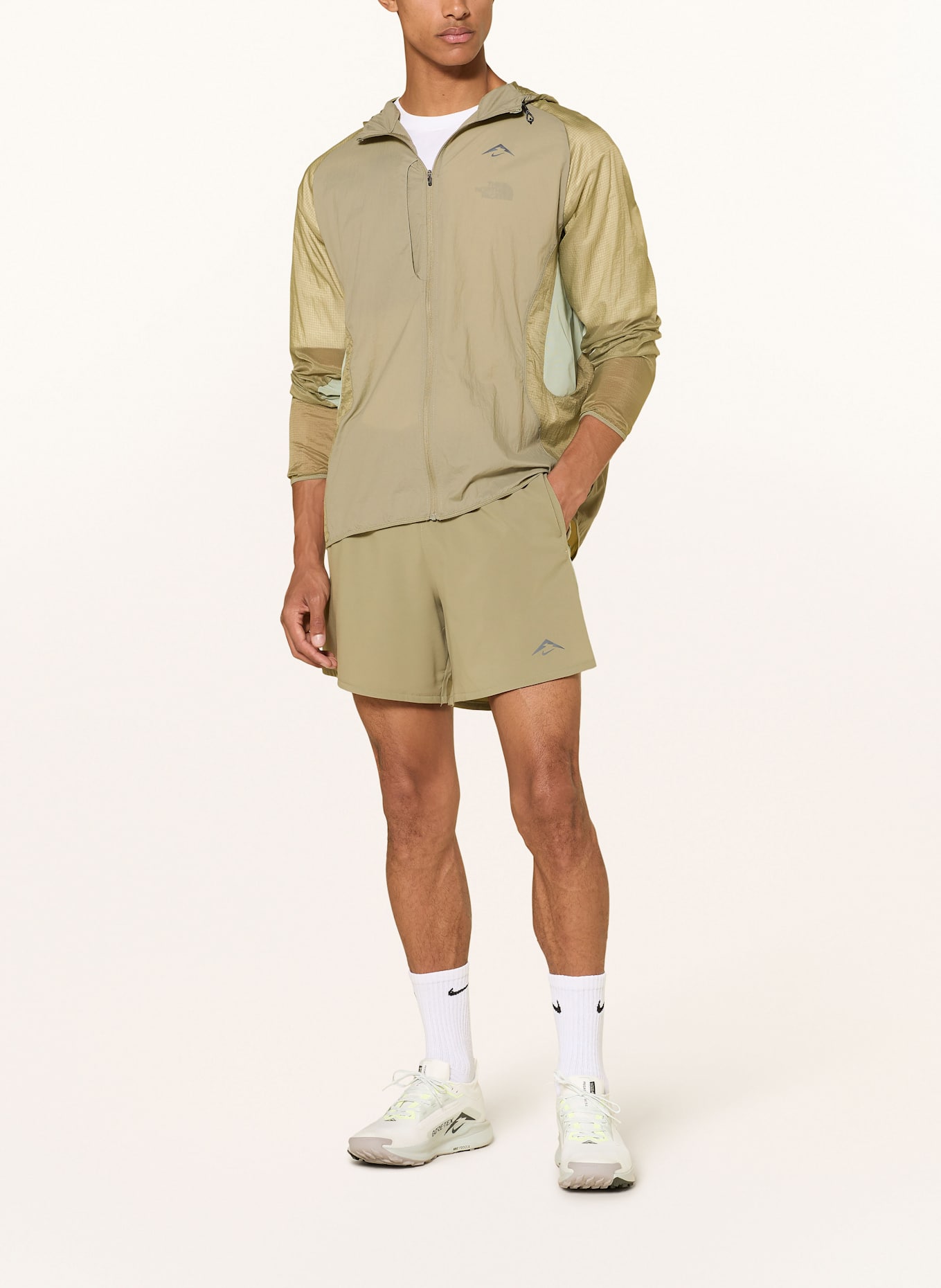 Nike 2-in-1-Laufshorts TRAIL BRIEF-LINED: KHAKI