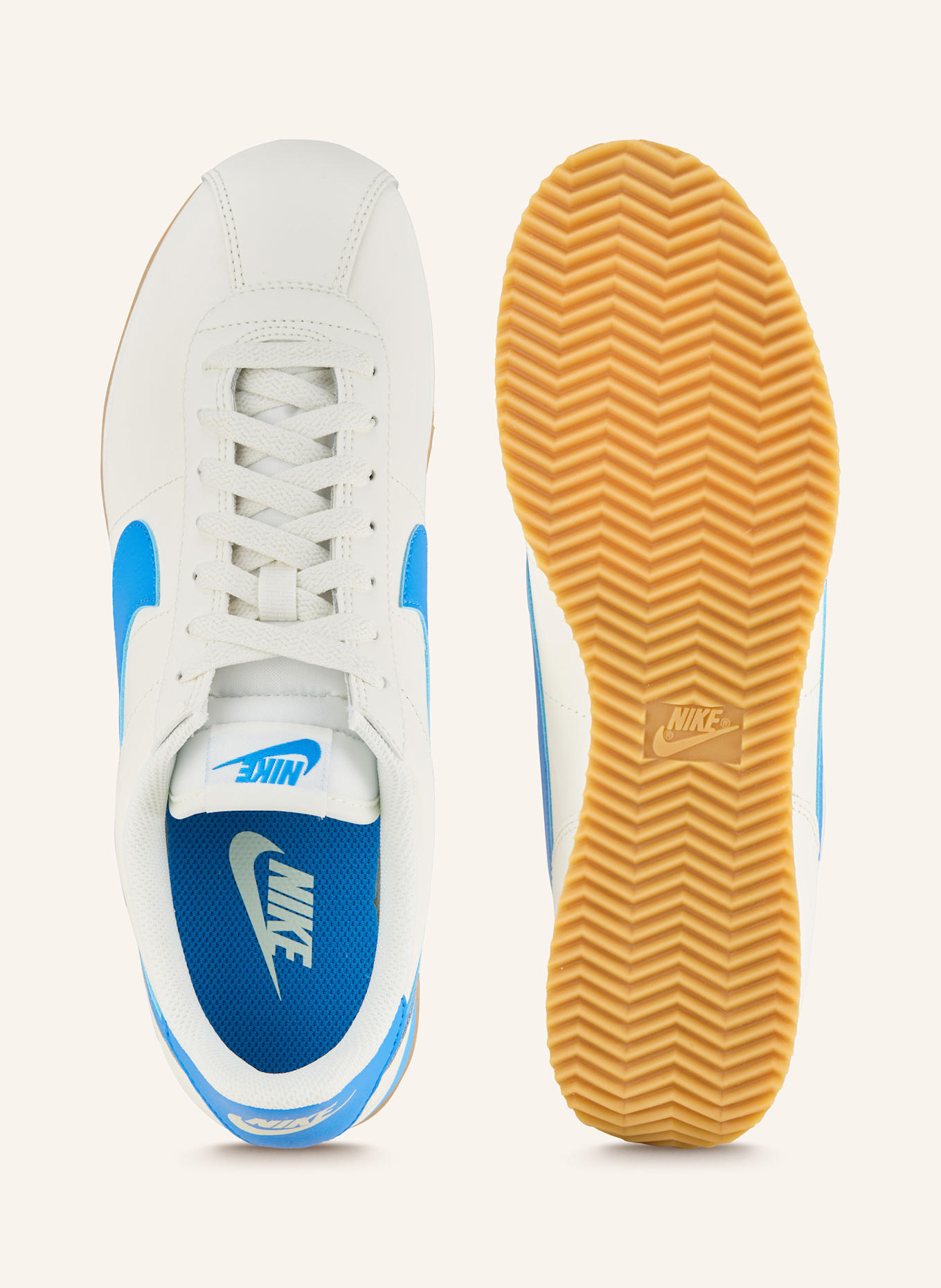 Nike Sneaker CORTEZ: ECRU/ BLAU