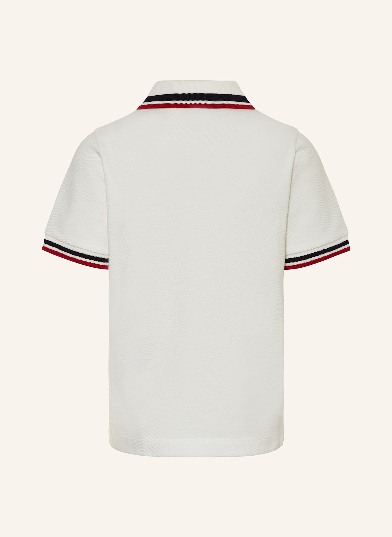 MONCLER enfant Koszulka polo z piki: BIAŁY