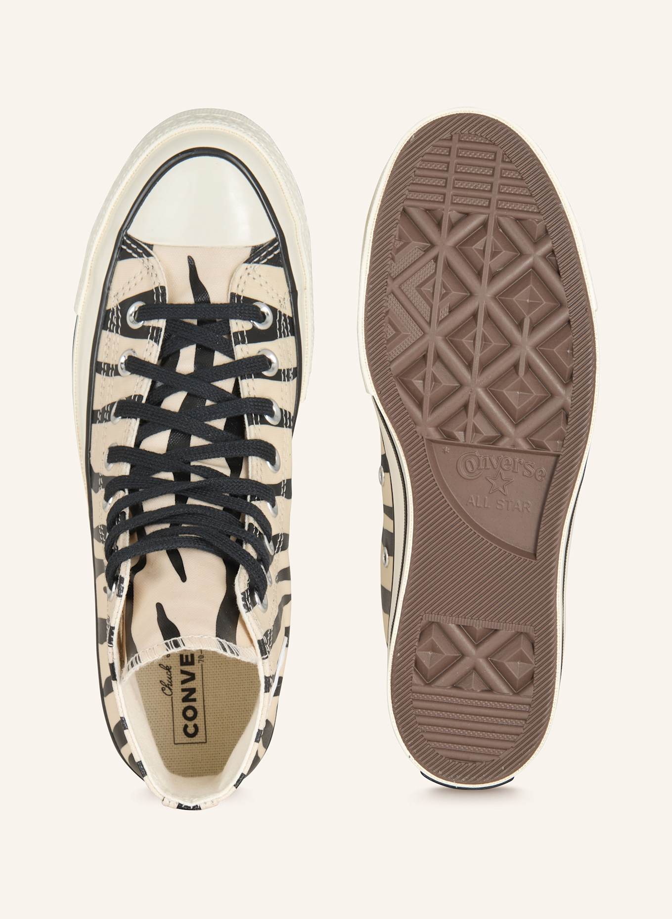 CONVERSE High-top sneakers CHUCK TAYLOR ALL STAR: BLACK/ CREAM