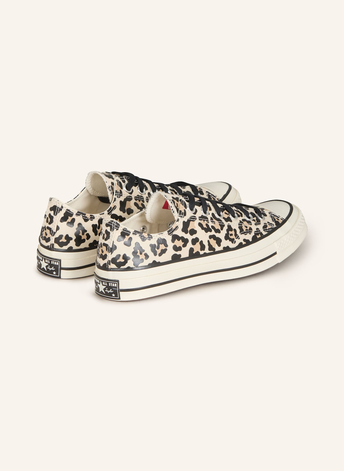 CONVERSE Sneakers CHUCK 70: ECRU/ BLACK/ LIGHT BROWN