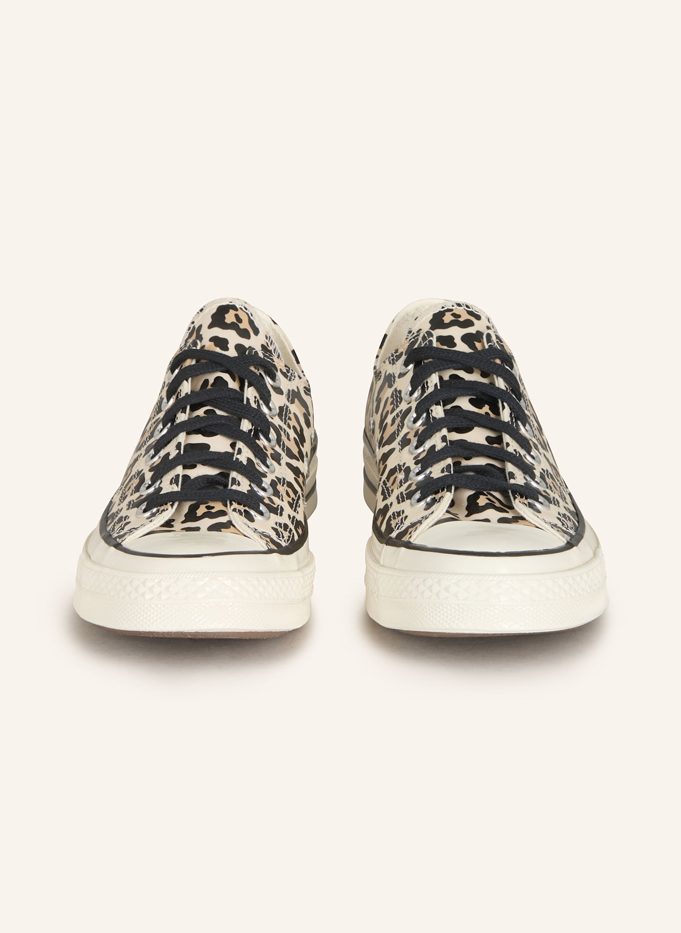 CONVERSE Sneakers CHUCK 70: ECRU/ BLACK/ LIGHT BROWN