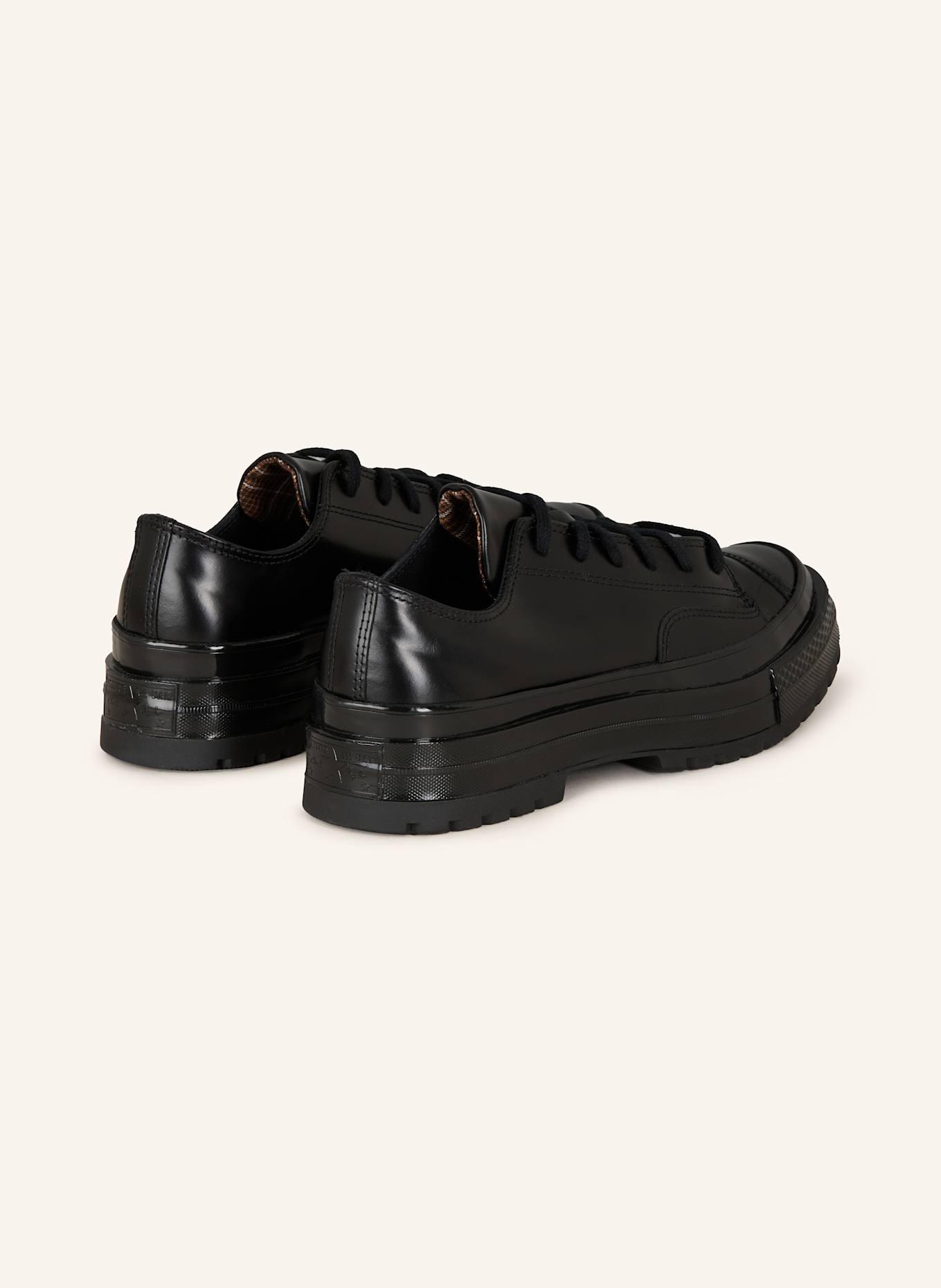 CONVERSE Platform lace-up CHUCK 70: BLACK