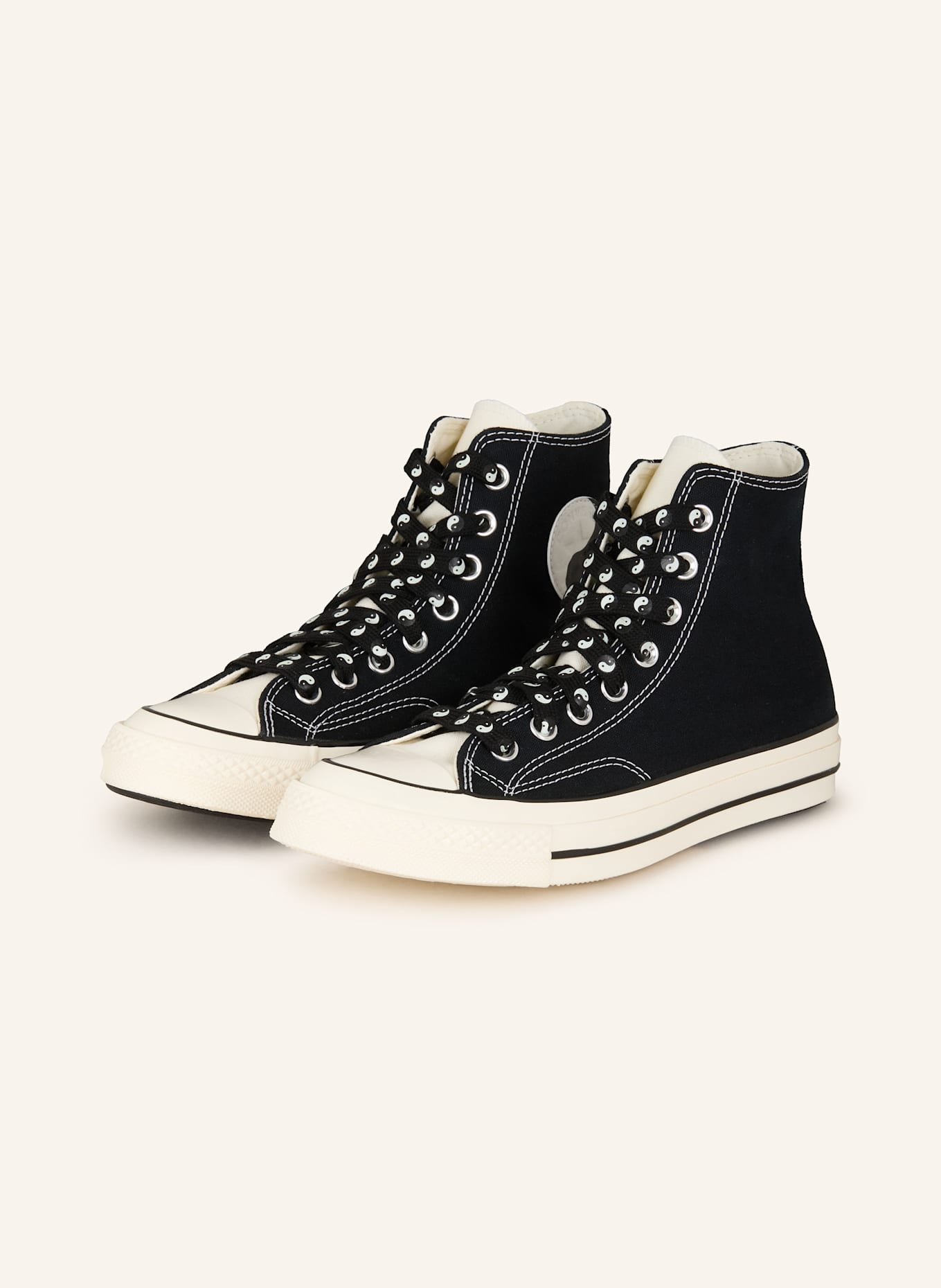 CONVERSE Hightop sneaker CHUCK 70 ALL STAR YIN-YANG: BLACK/ ECRU