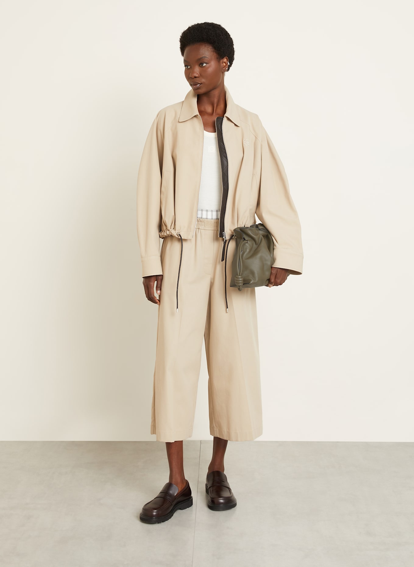 LOEWE Umhängetasche FLAMENCO: KHAKI