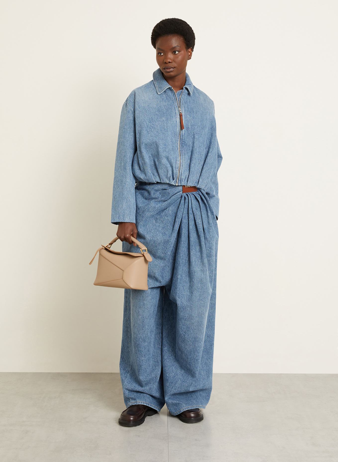 LOEWE Handtasche PUZZLE EDGE SMALL: BEIGE