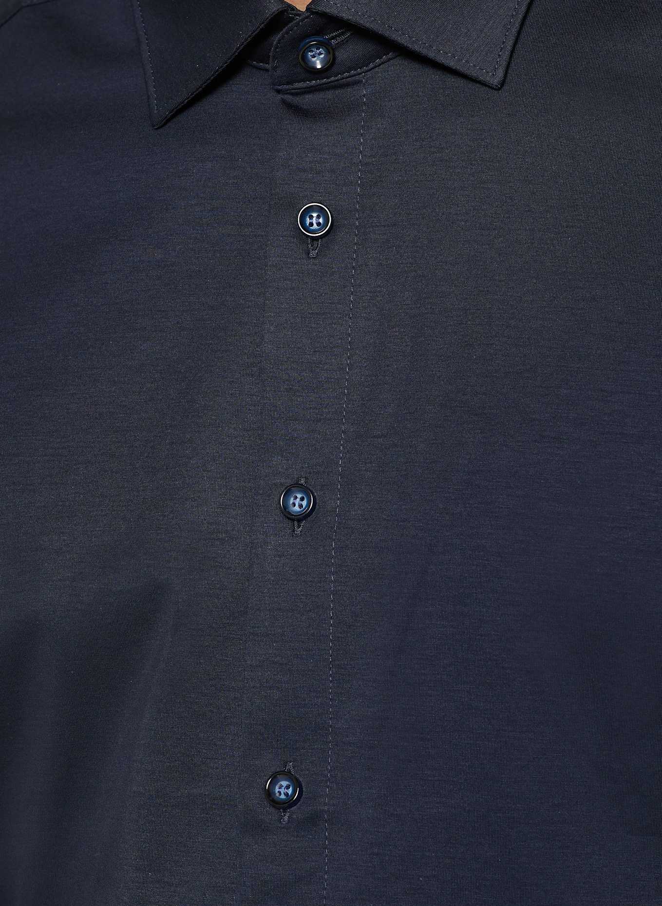 OLYMP Kurzarm-Hemd Level Five 24/Seven body fit: DUNKELBLAU