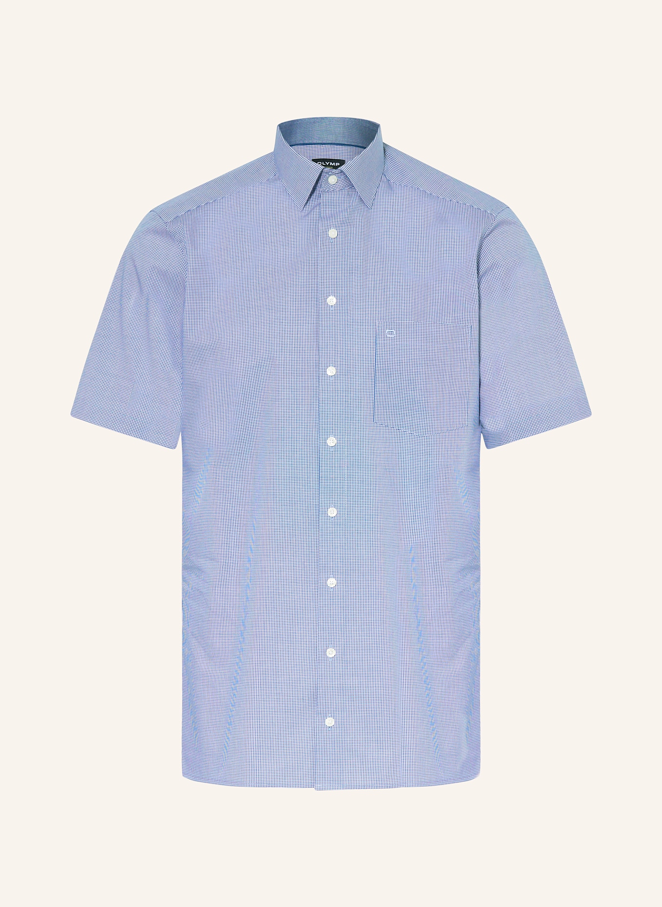 OLYMP Kurzarm-Hemd Luxor modern fit: DUNKELBLAU
