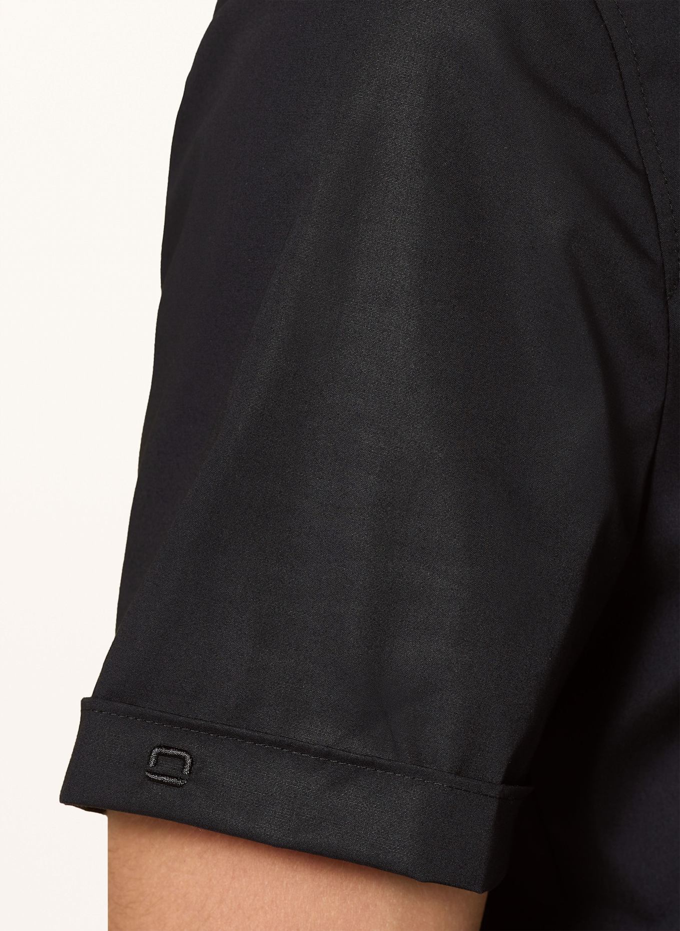 OLYMP Kurzarm-Hemd Level Five body fit: SCHWARZ