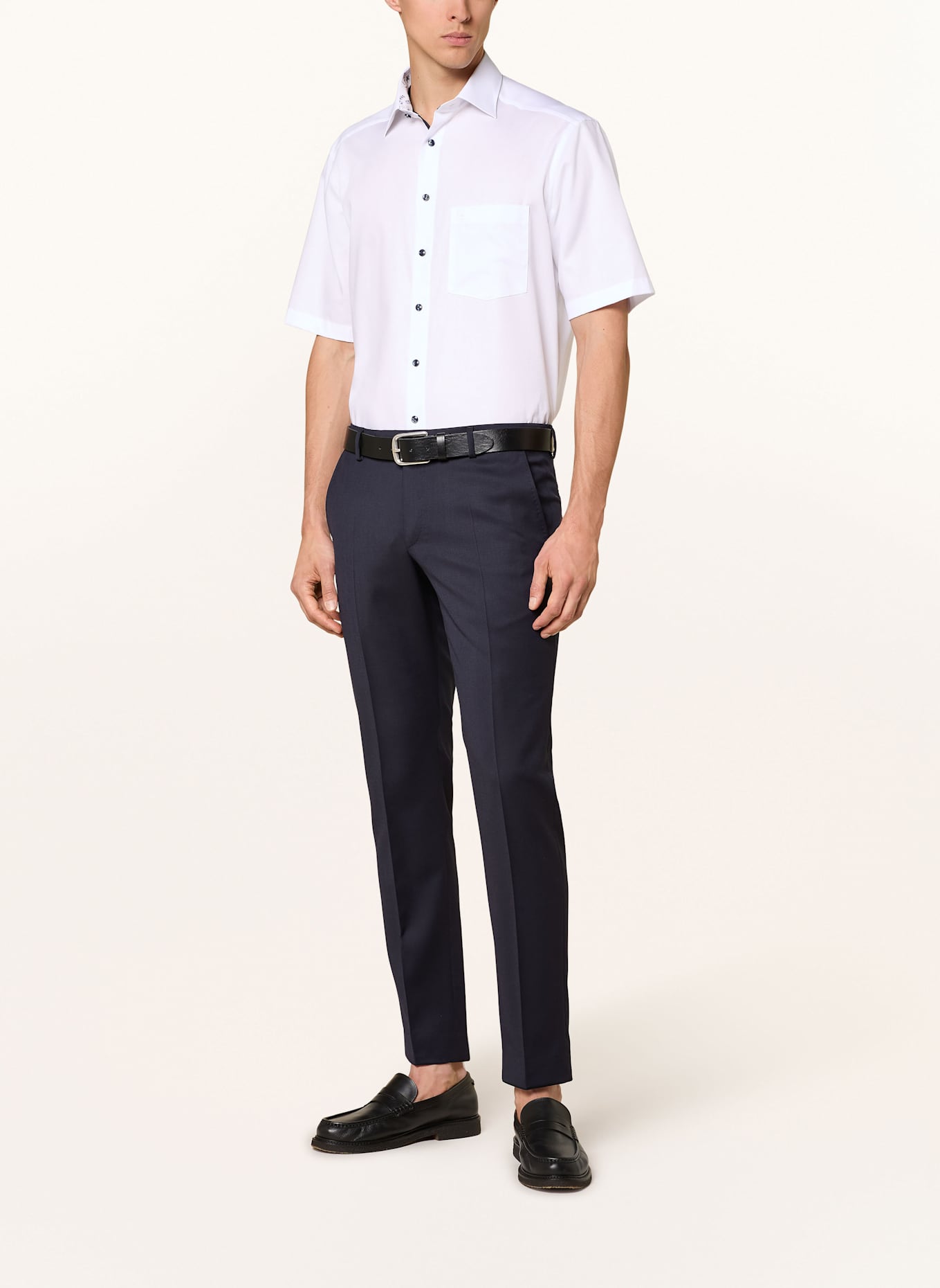 OLYMP Kurzarm-Hemd Luxor comfort fit: WEISS