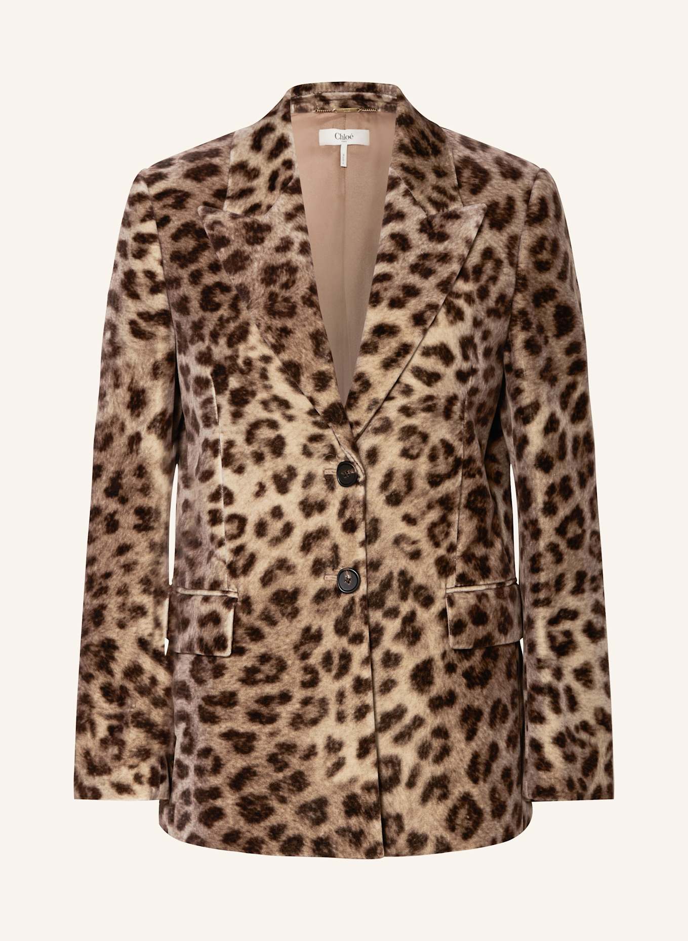 Chloé Blazer: HELLBRAUN / DUNKELBRAUN