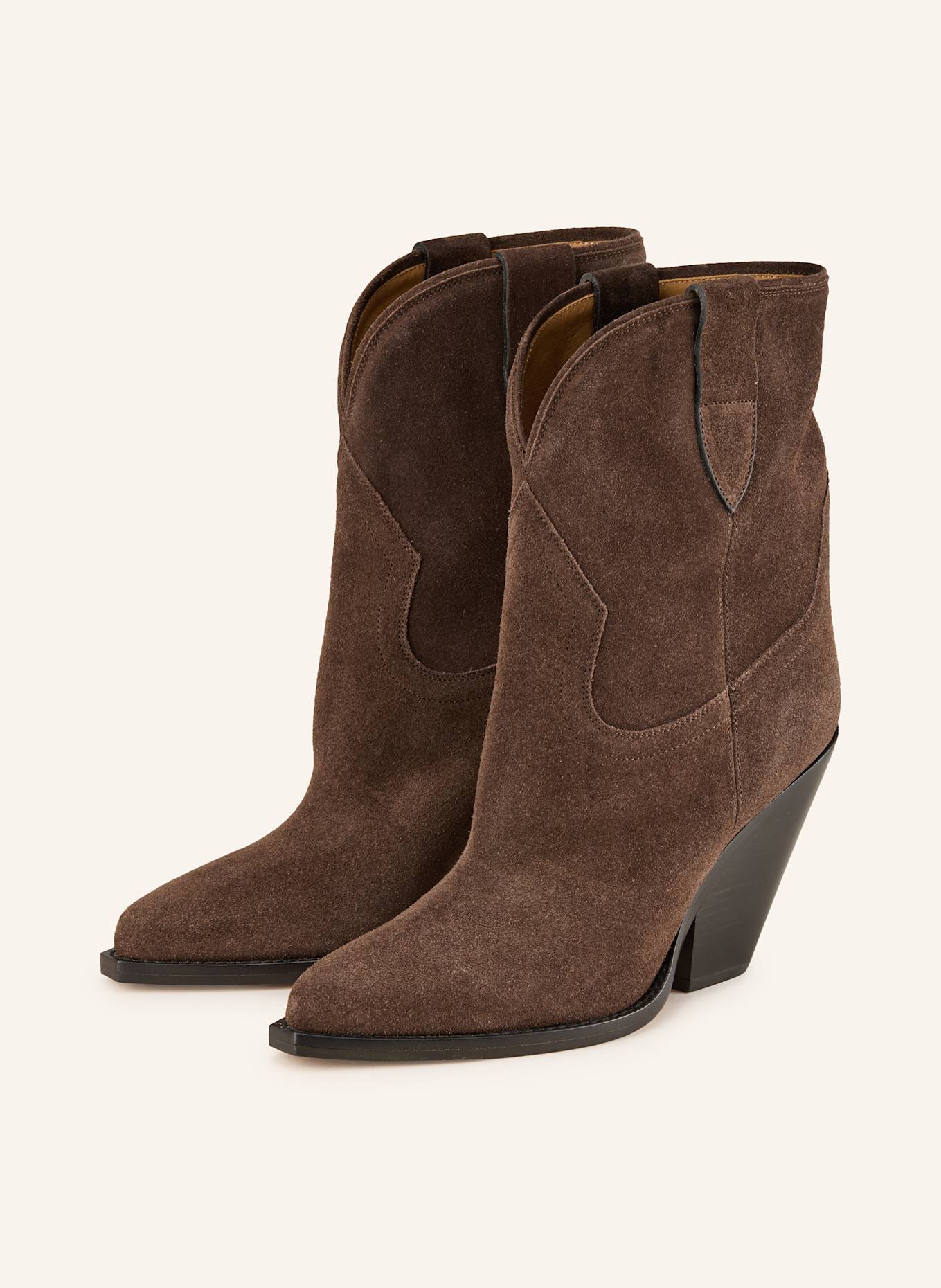 ISABEL MARANT Stiefeletten LEYANE-GB: DUNKELBRAUN