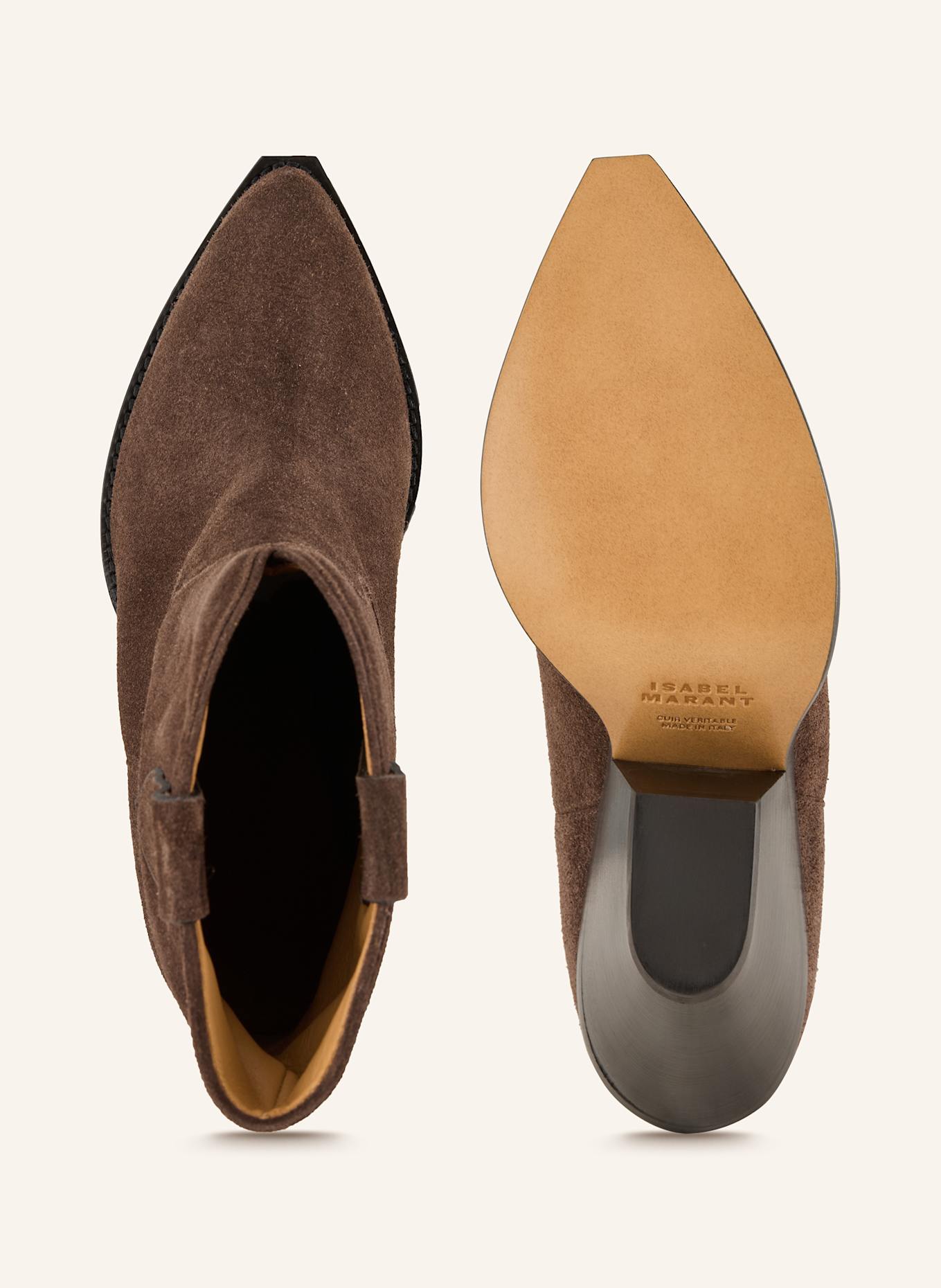 ISABEL MARANT Stiefeletten LEYANE-GB: DUNKELBRAUN