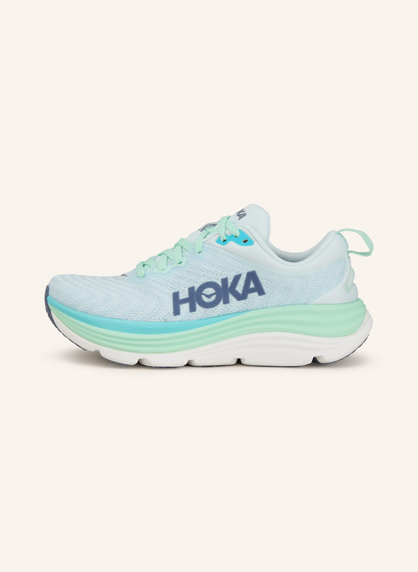 HOKA Laufschuhe GAVIOTA 5: MINT / HELLBLAU