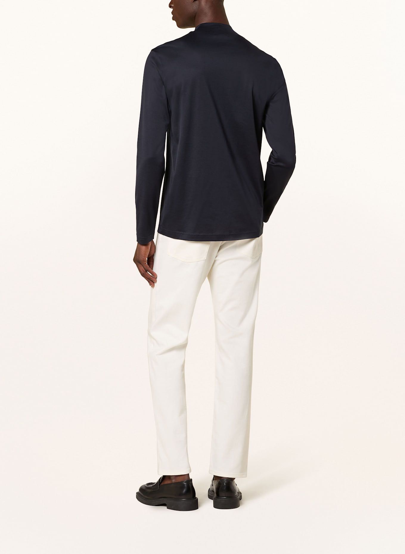 Stefan Brandt Longsleeve: DUNKELBLAU