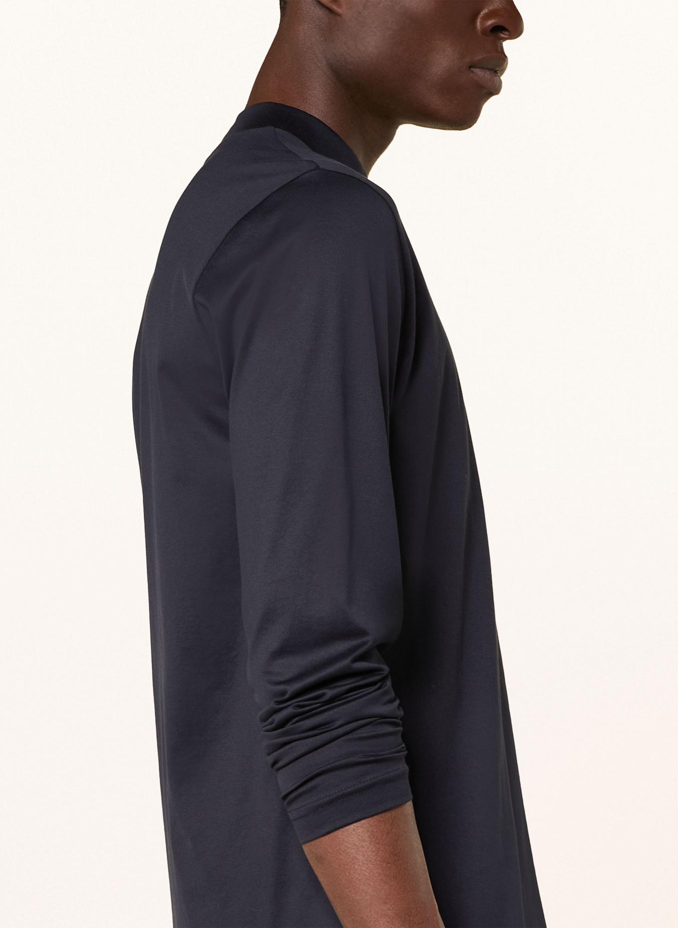 Stefan Brandt Longsleeve: DUNKELBLAU