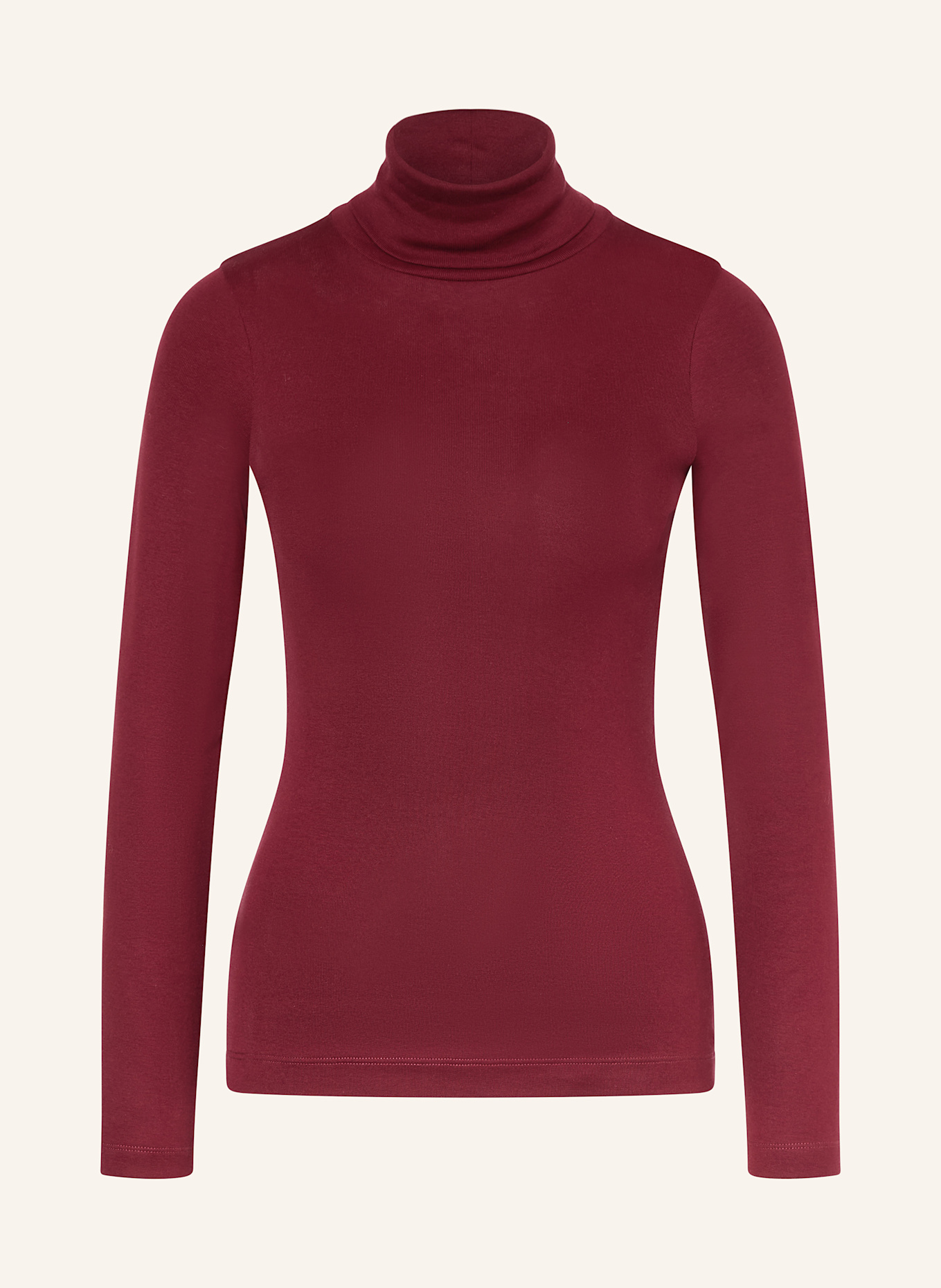 Stefan Brandt Rollkragenshirt: DUNKELROT