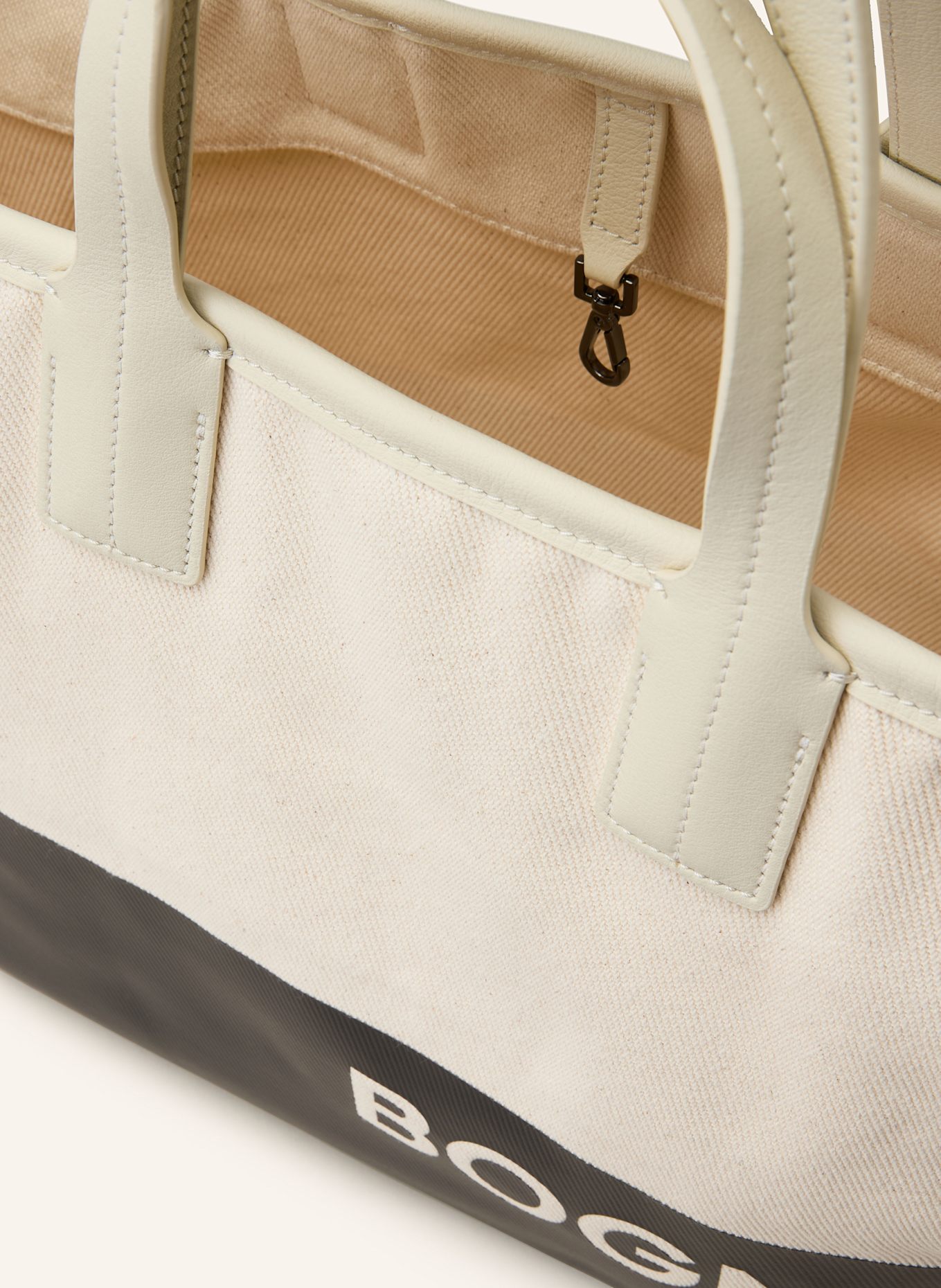 BOGNER Shopper WIESEN LOTTA mit Pouch: ECRU/ SCHWARZ