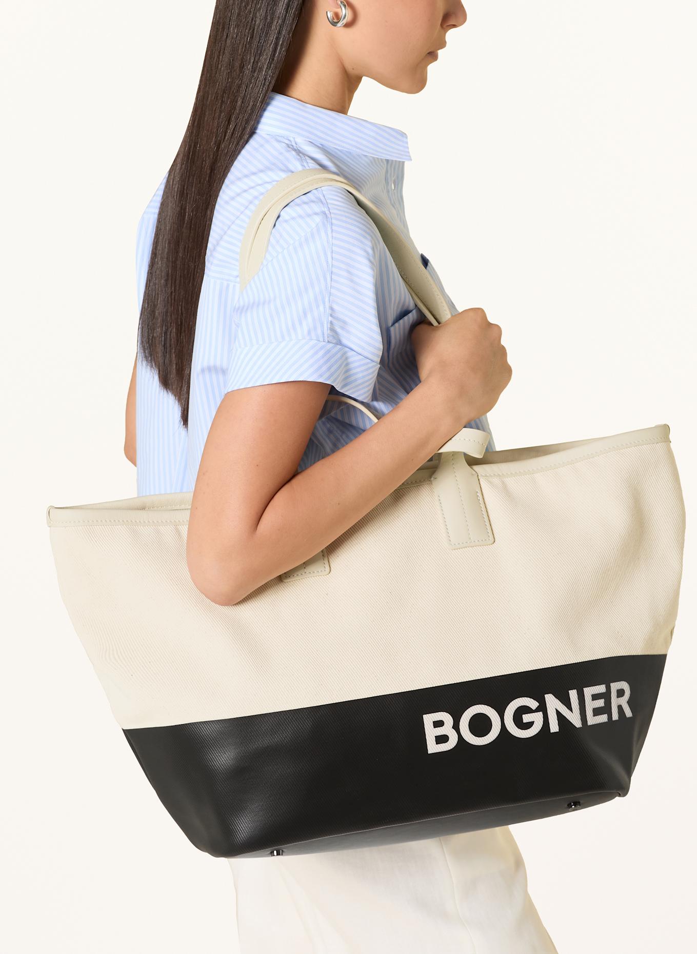 BOGNER Shopper WIESEN LOTTA mit Pouch: ECRU/ SCHWARZ