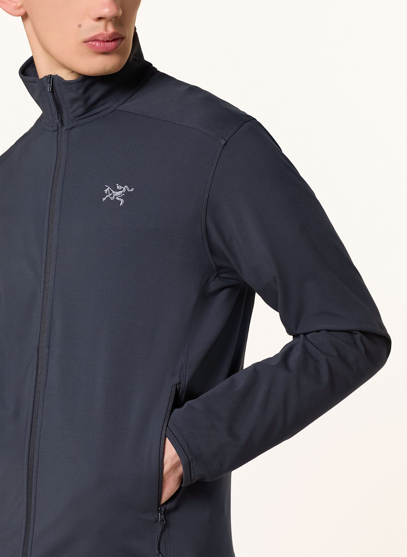 ARC'TERYX Midlayer-Jacke KYANITE LIGHTWEIGHT: SCHWARZ