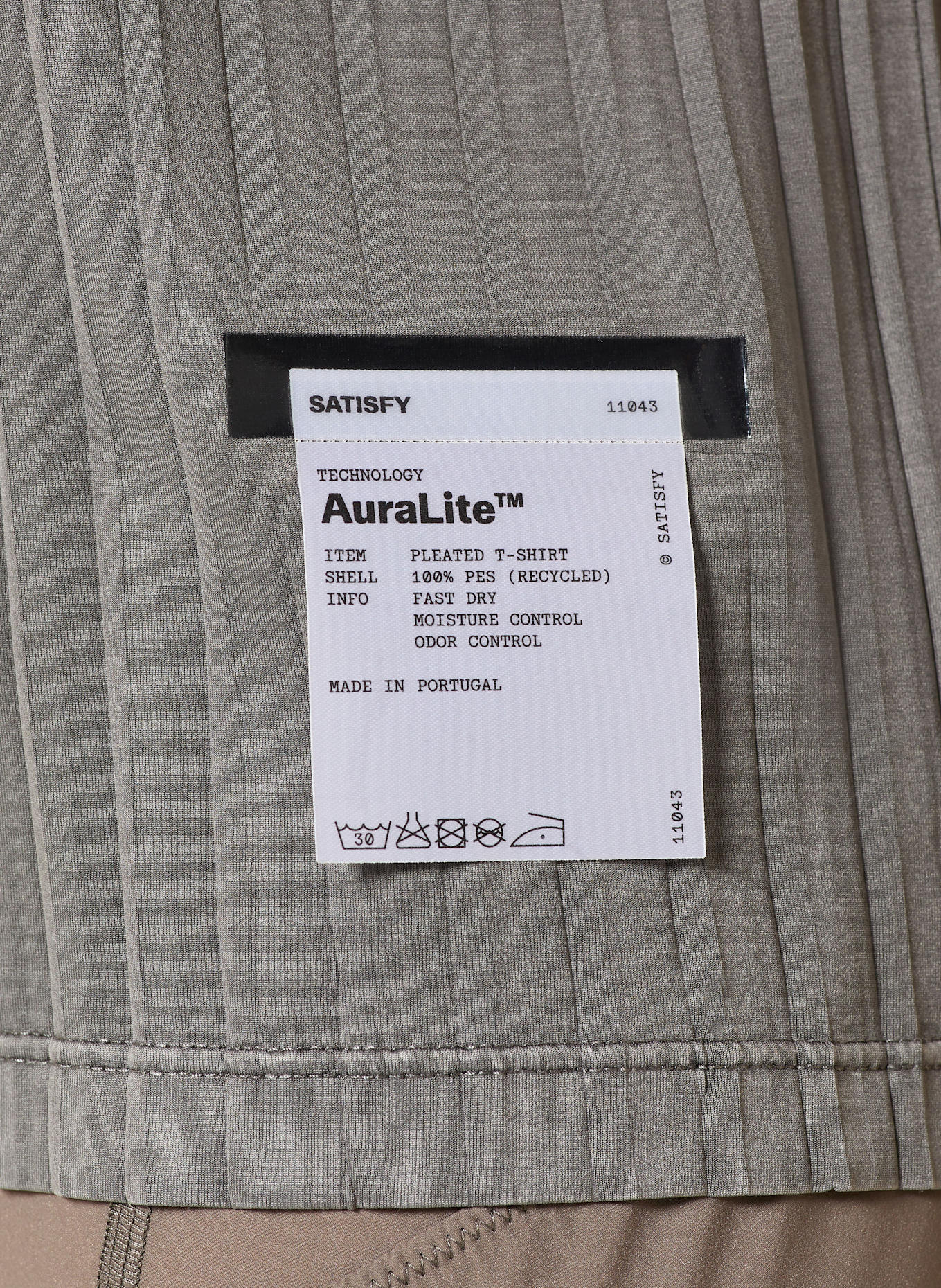 SATISFY Koszulka do biegania AURALITE™: SZARY