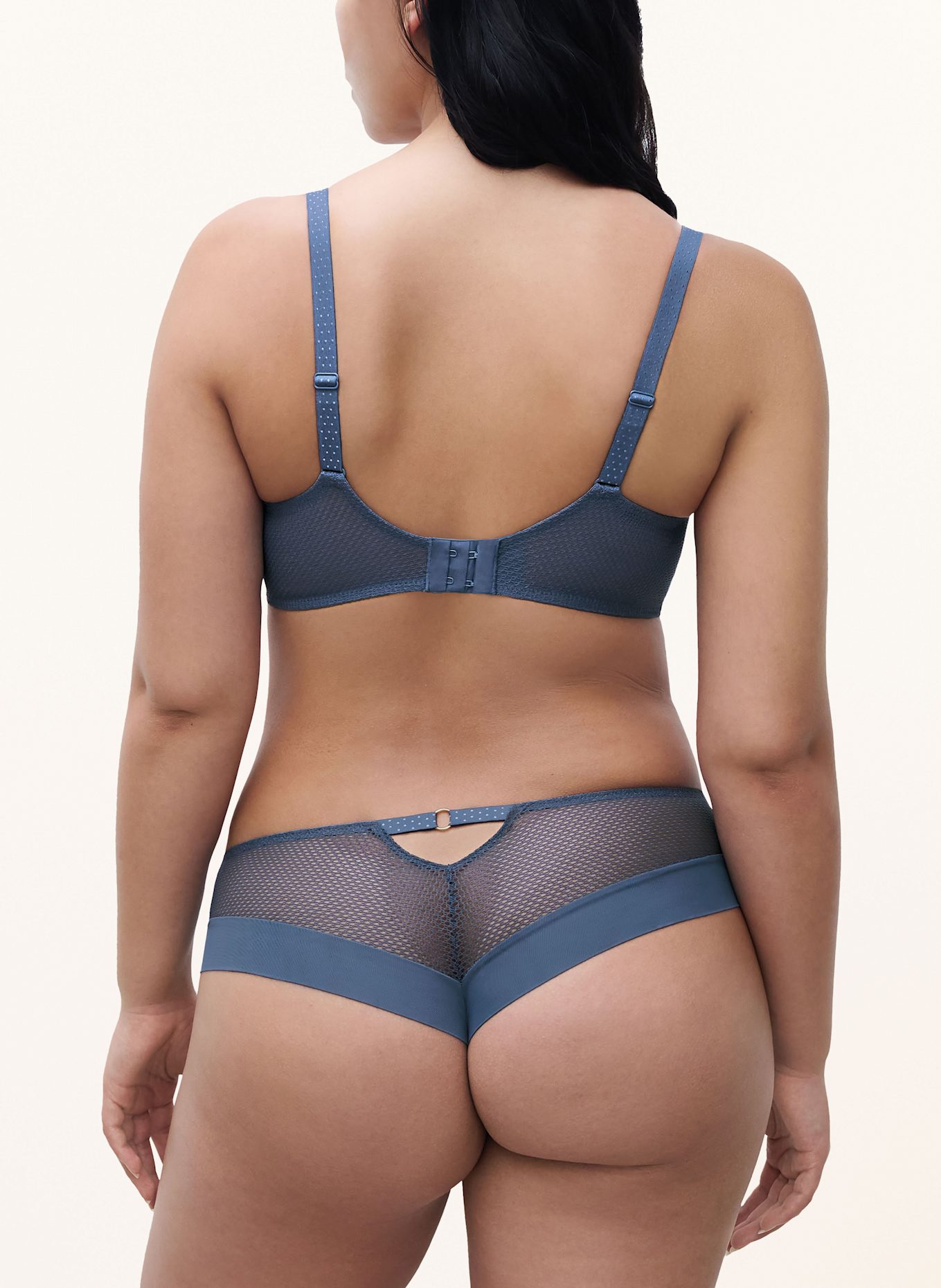 CHANTELLE Balconette bra FLEURS SIGNATURE: BLUE