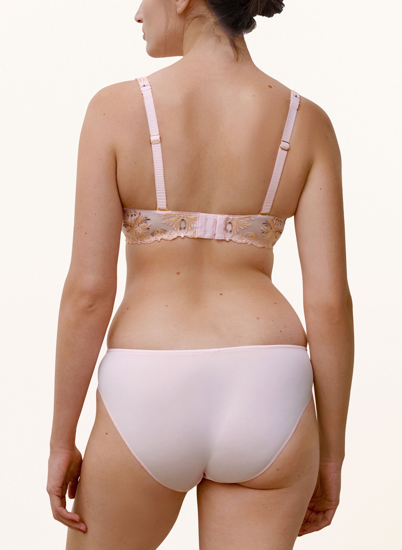 CHANTELLE Molded cup bra CHAMPS-ÉLYSÉES: LIGHT PINK / LIGHT ORANGE / BLUE