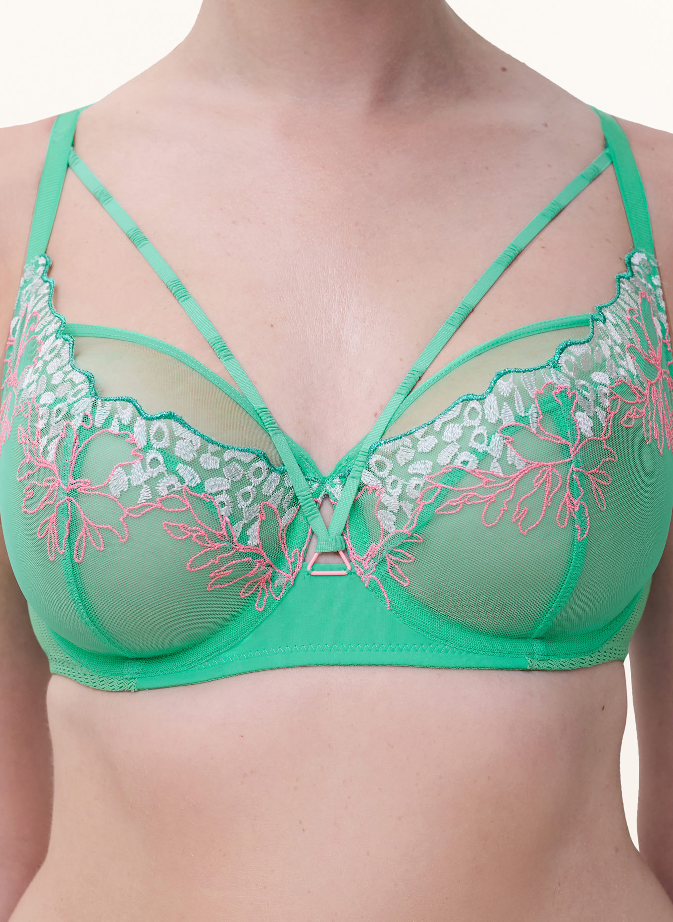 CHANTELLE SPICE underwired bra: GREEN