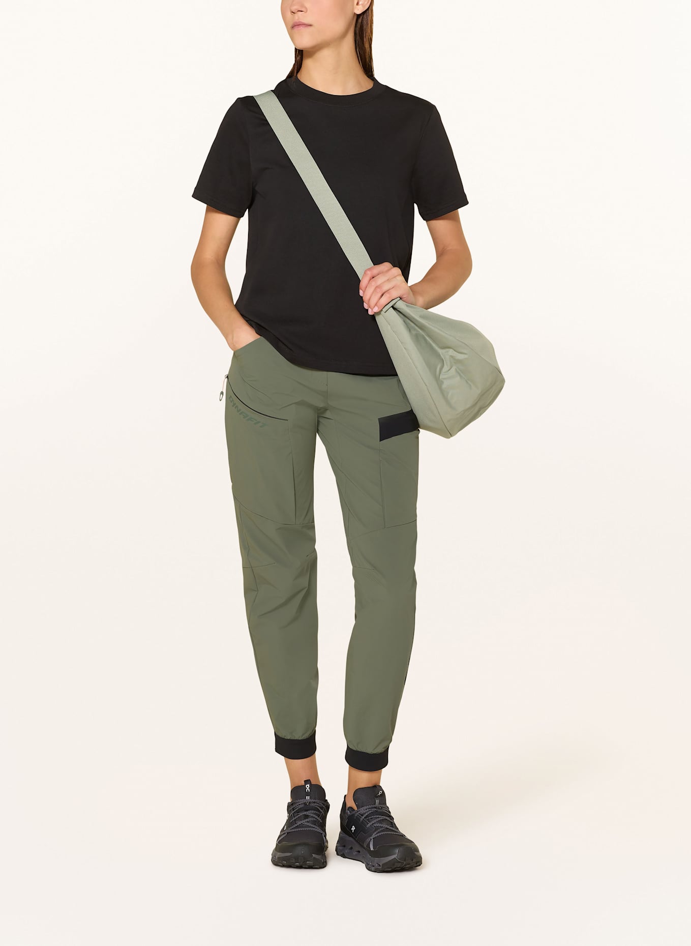 DYNAFIT TRANSALPER trekking trousers: DARK GREEN