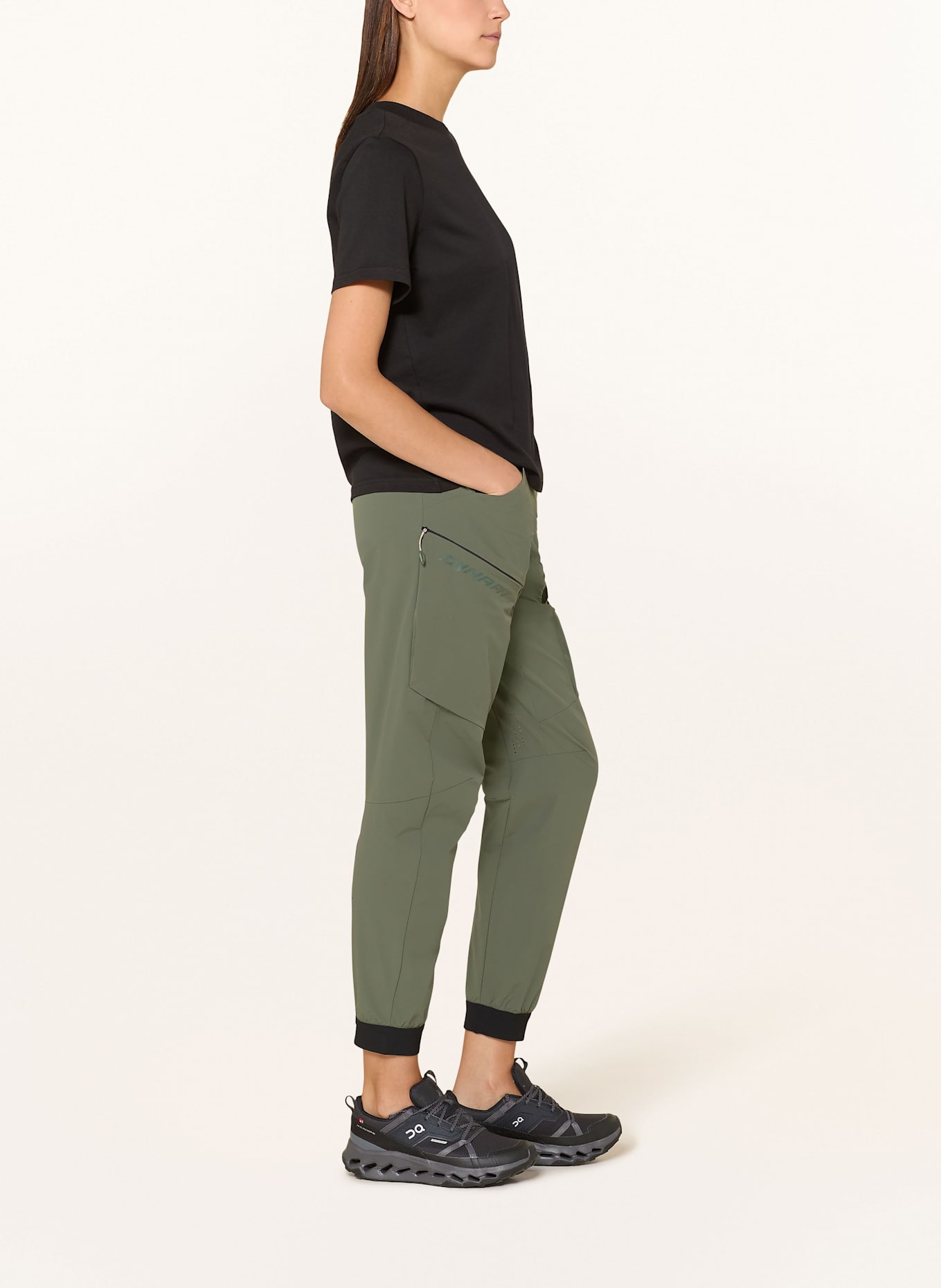DYNAFIT TRANSALPER trekking trousers: DARK GREEN