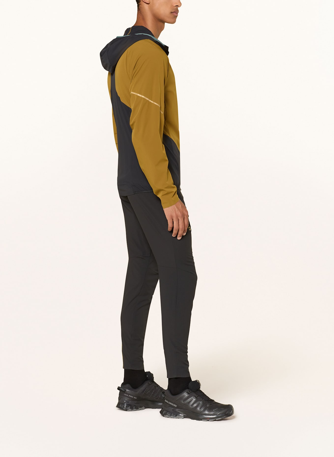 DYNAFIT Funktionsjacke TRAVERSE: DUNKELGELB / DUNKELGRAU