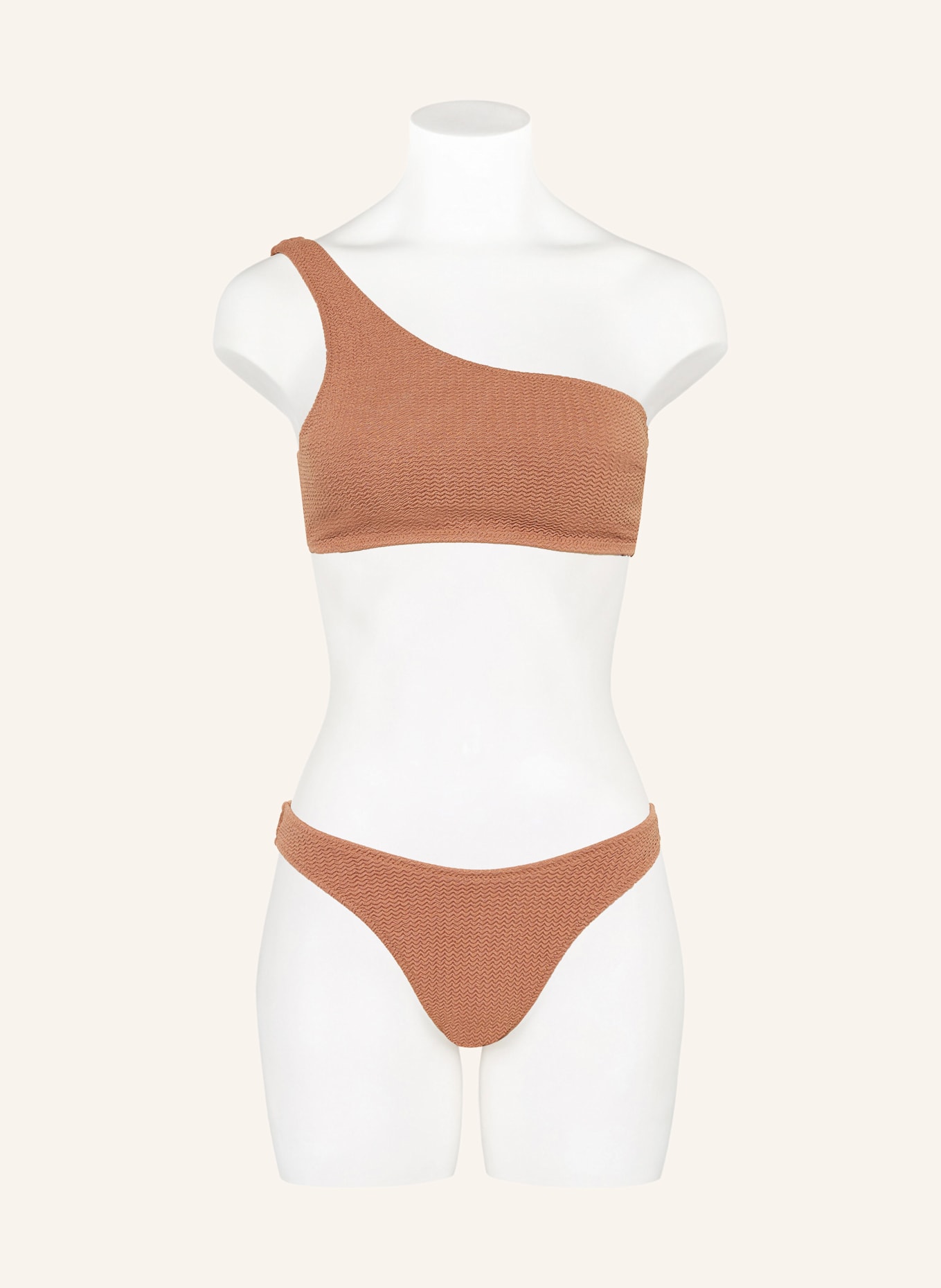 SEAFOLLY One-Shoulder-Bikini-Top SEA DIVE: BRAUN