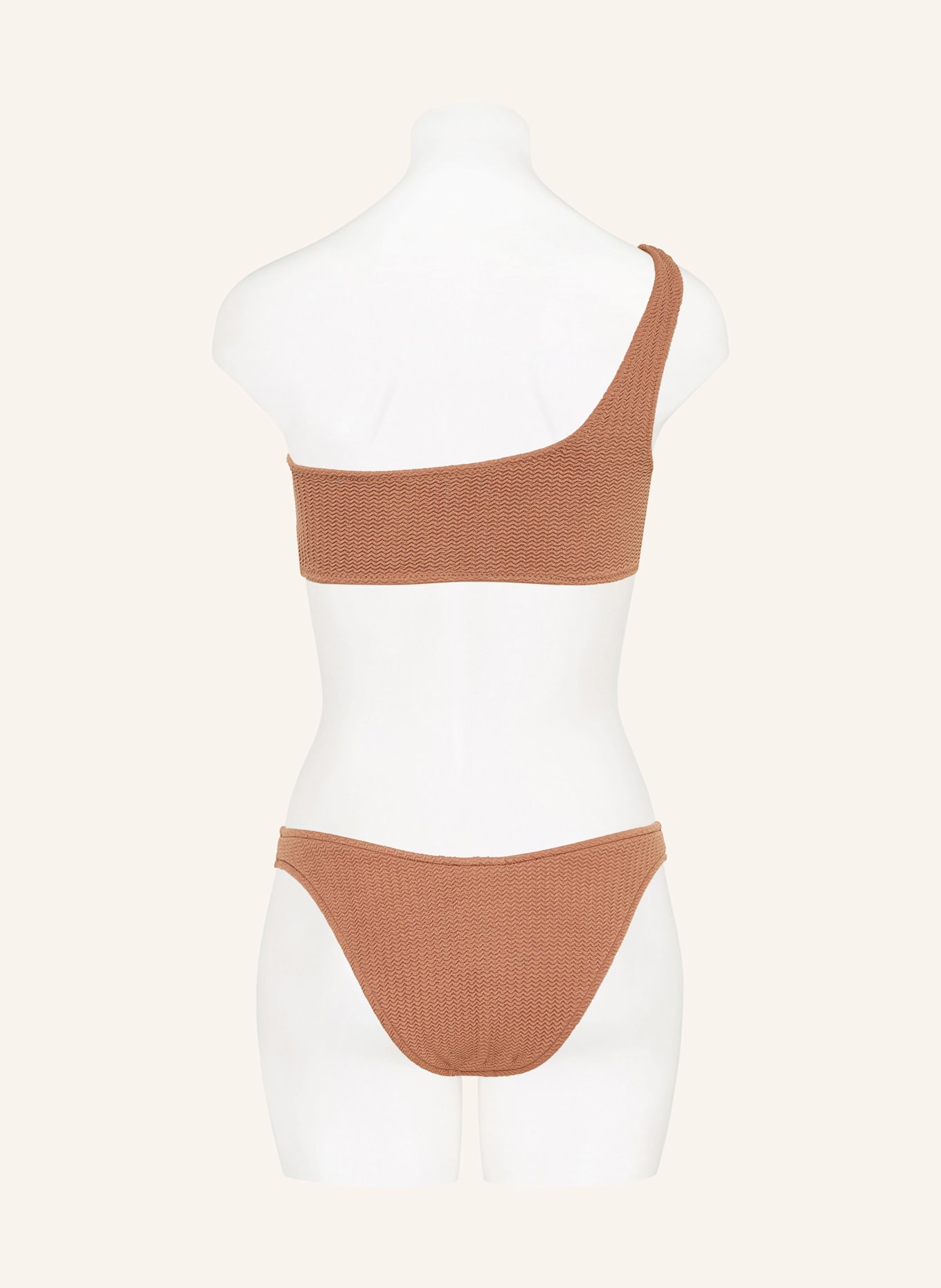 SEAFOLLY One-Shoulder-Bikini-Top SEA DIVE: BRAUN