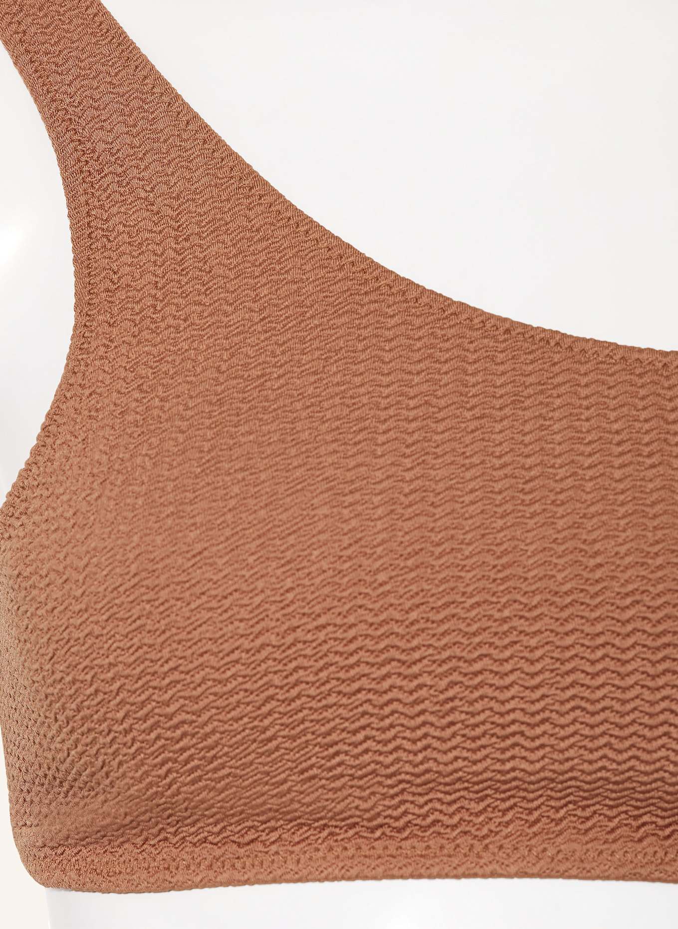 SEAFOLLY One-Shoulder-Bikini-Top SEA DIVE: BRAUN
