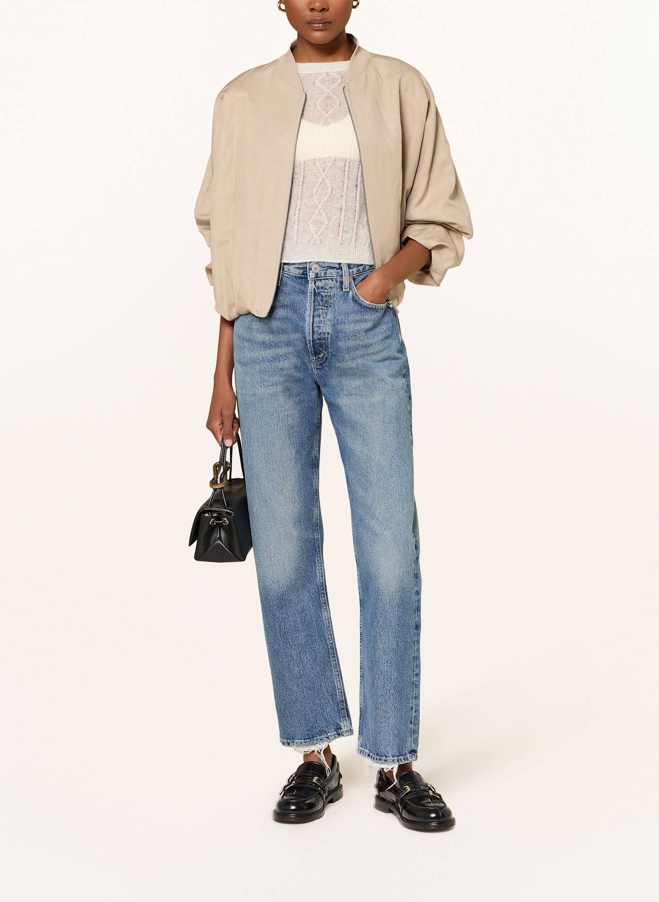 AGOLDE Straight Jeans 90'S PINCH WAIST: range dark indigo