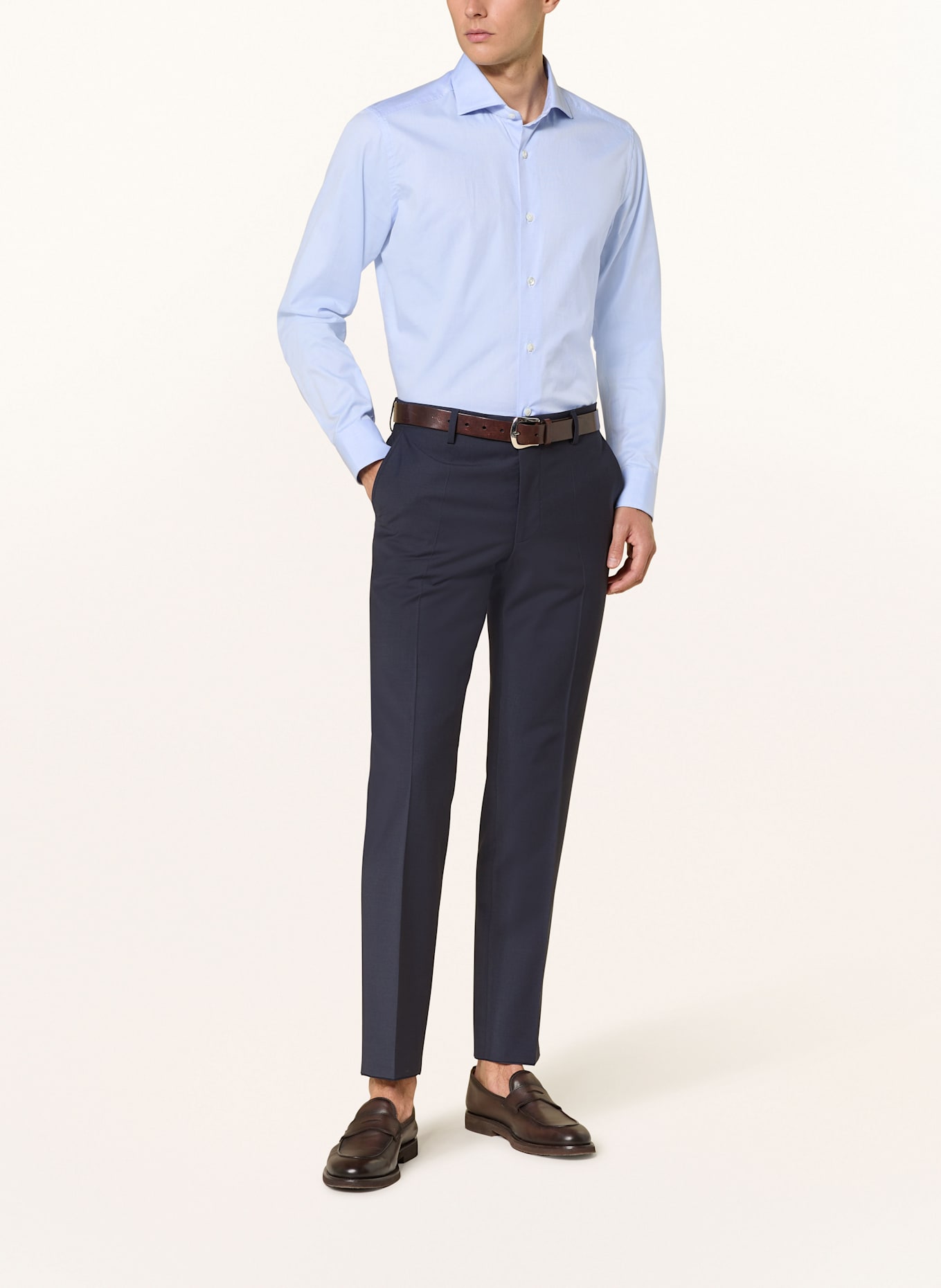 tintoria mattei Košile Extra Slim Fit: TMAVĚ MODRÁ