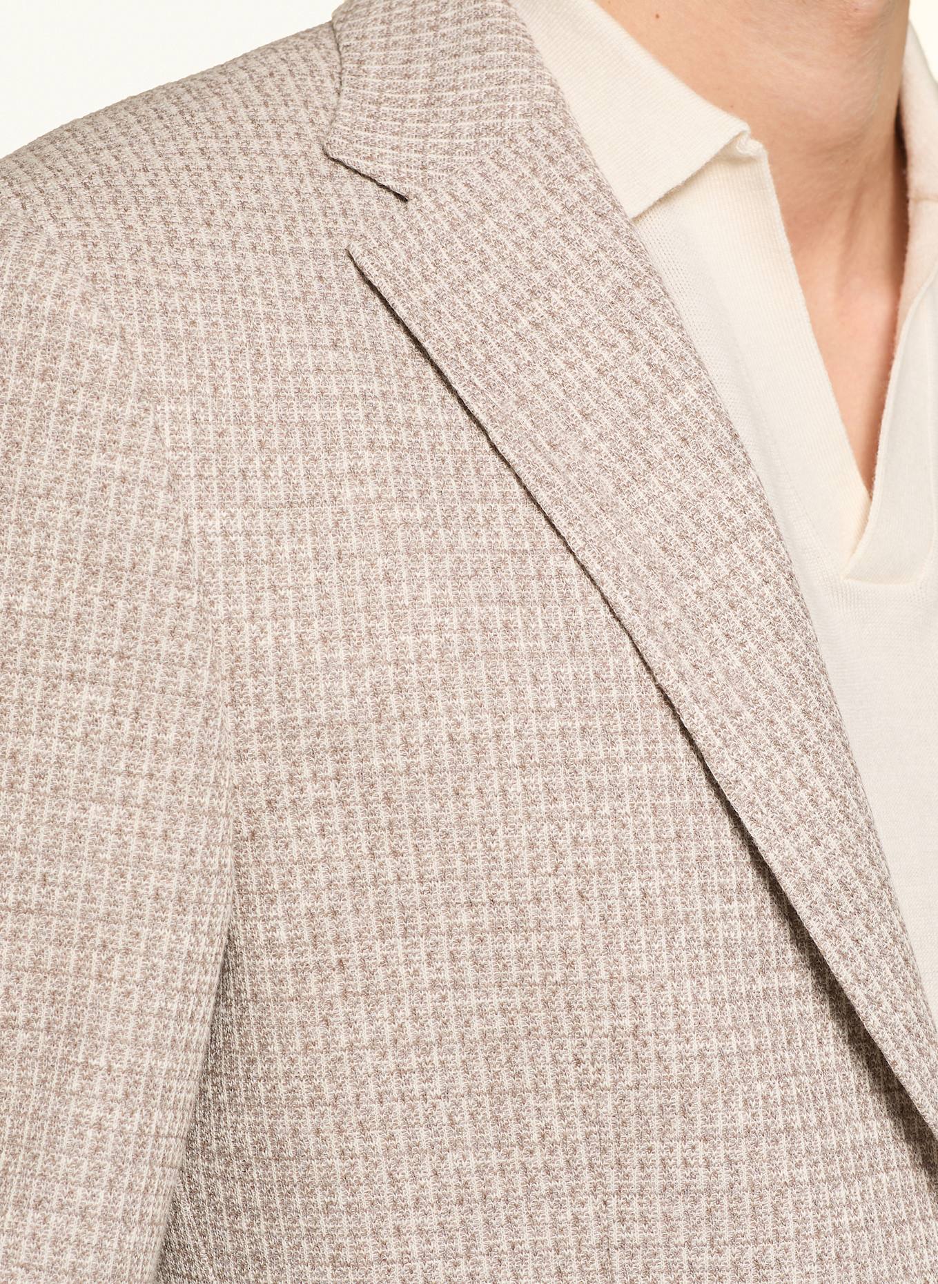 ROY ROBSON Sakko Slim Fit: BEIGE / HELLBRAUN / ECRU