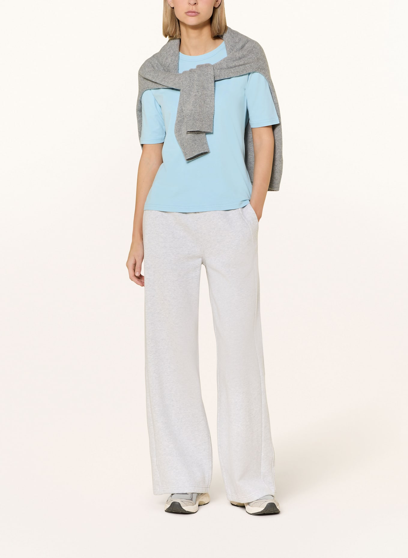 ELBSAND T-Shirt SIVA: HELLBLAU