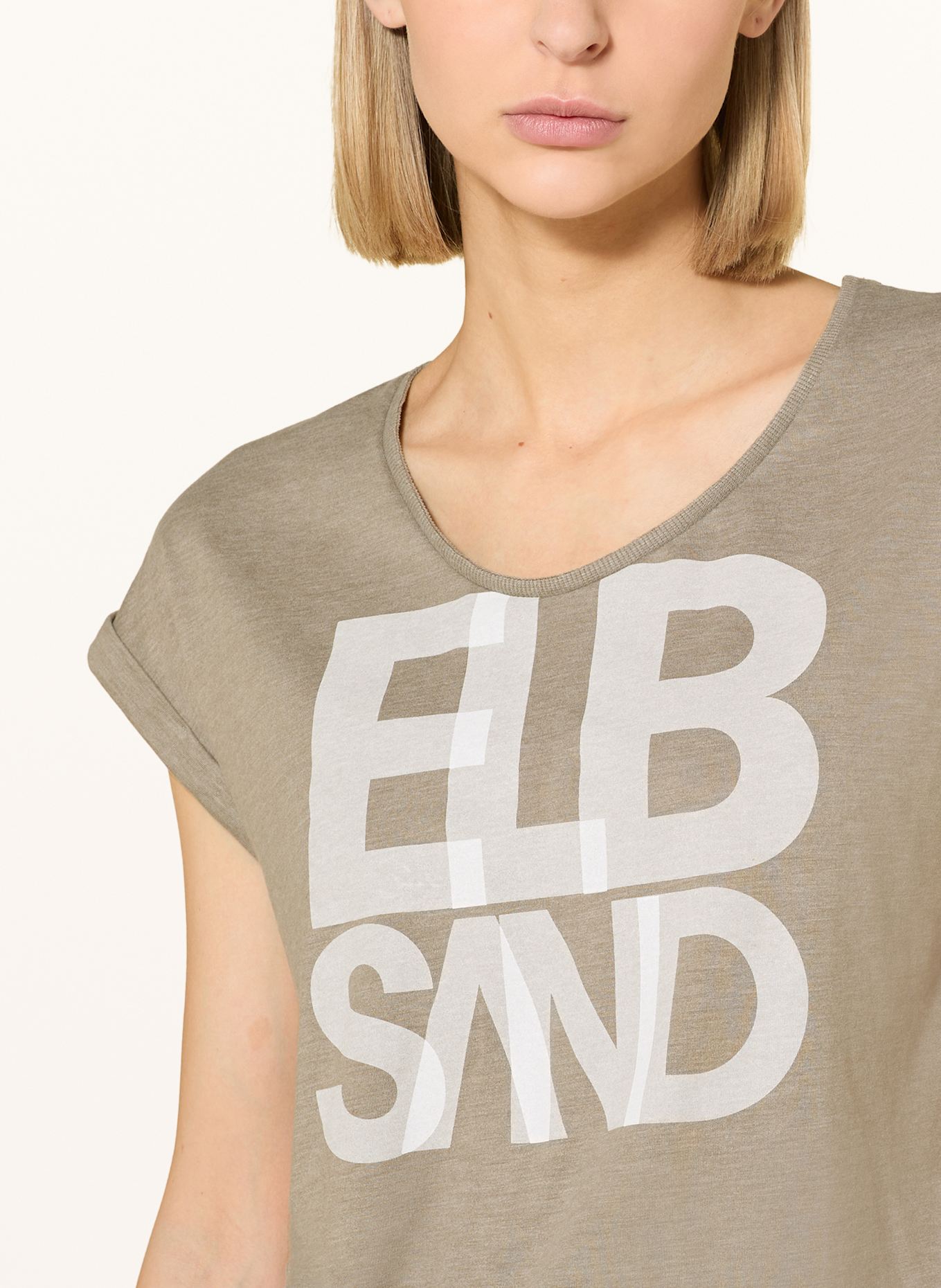 ELBSAND T-Shirt ELDIS: BEIGE