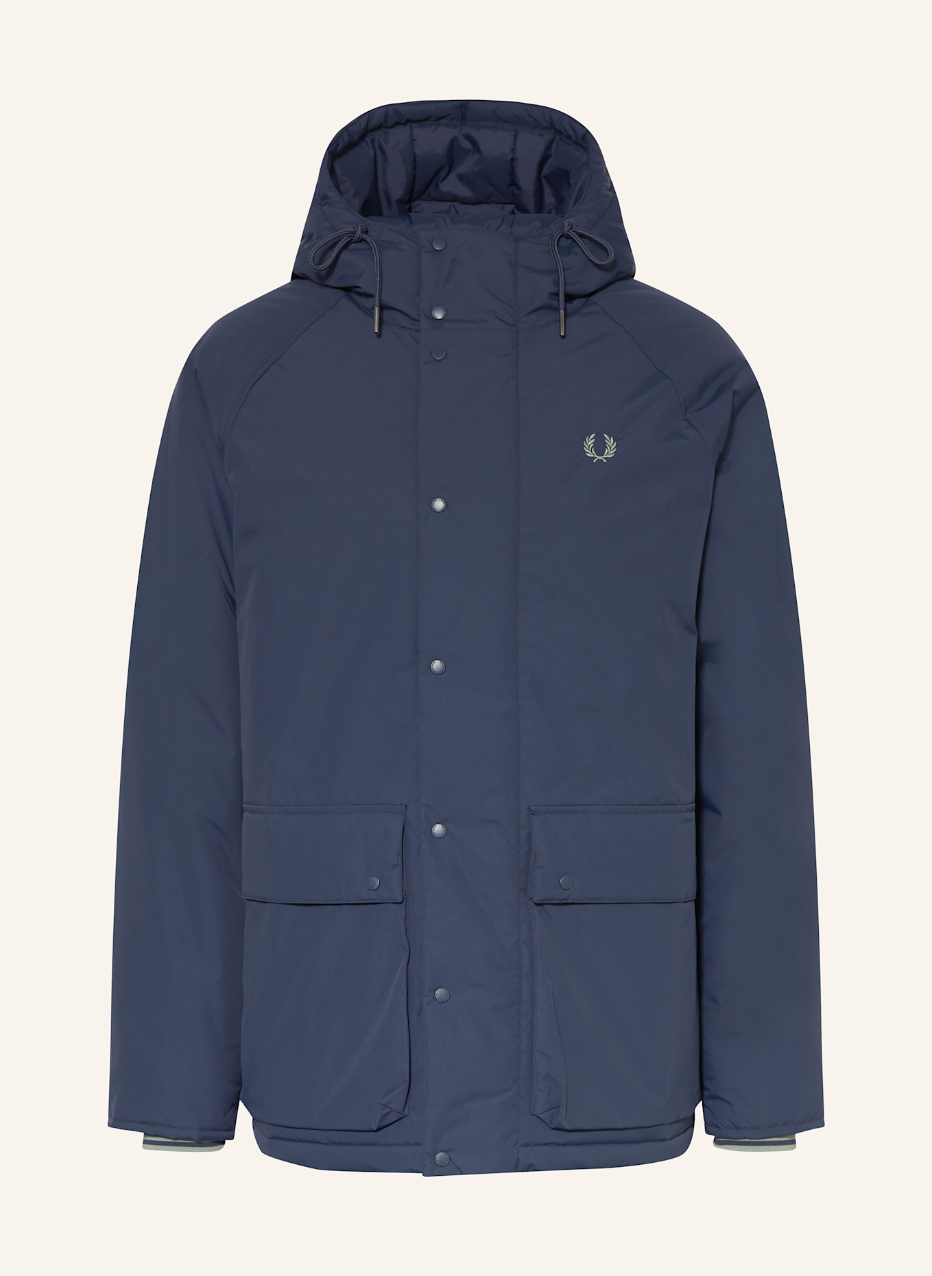 FRED PERRY Parka: DUNKELBLAU