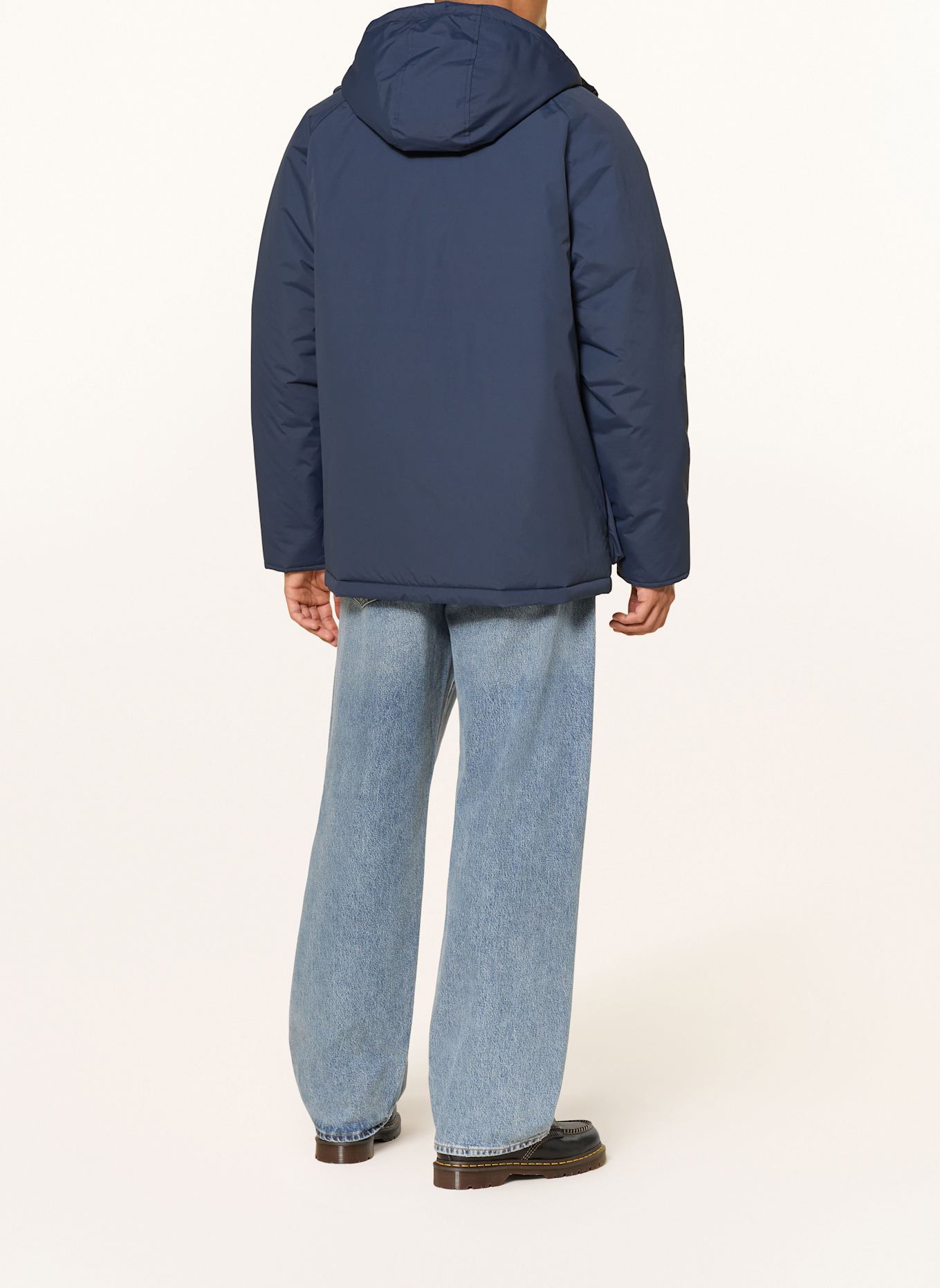 FRED PERRY Parka: DUNKELBLAU