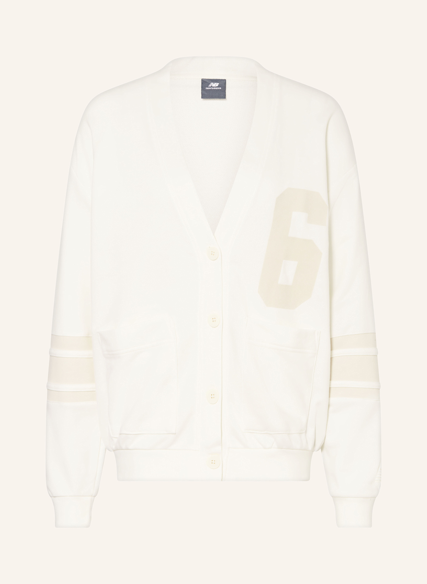 new balance Oversized-Sweatjacke: ECRU