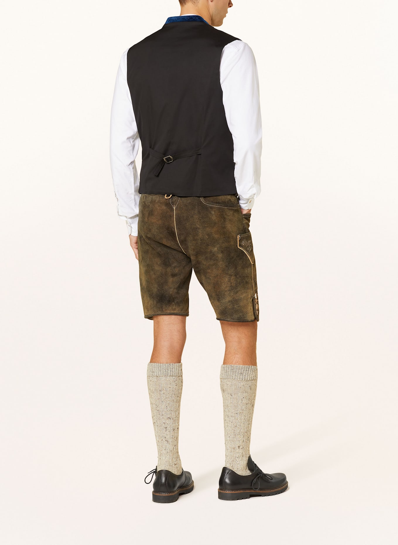 Hammerschmid Trachtenweste MANUEL Extra Slim Fit: DUNKELBLAU/ SCHWARZ