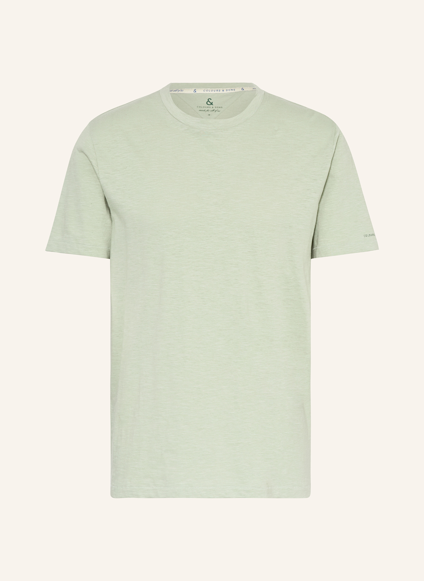 COLOURS & SONS T-Shirt: HELLGRÜN