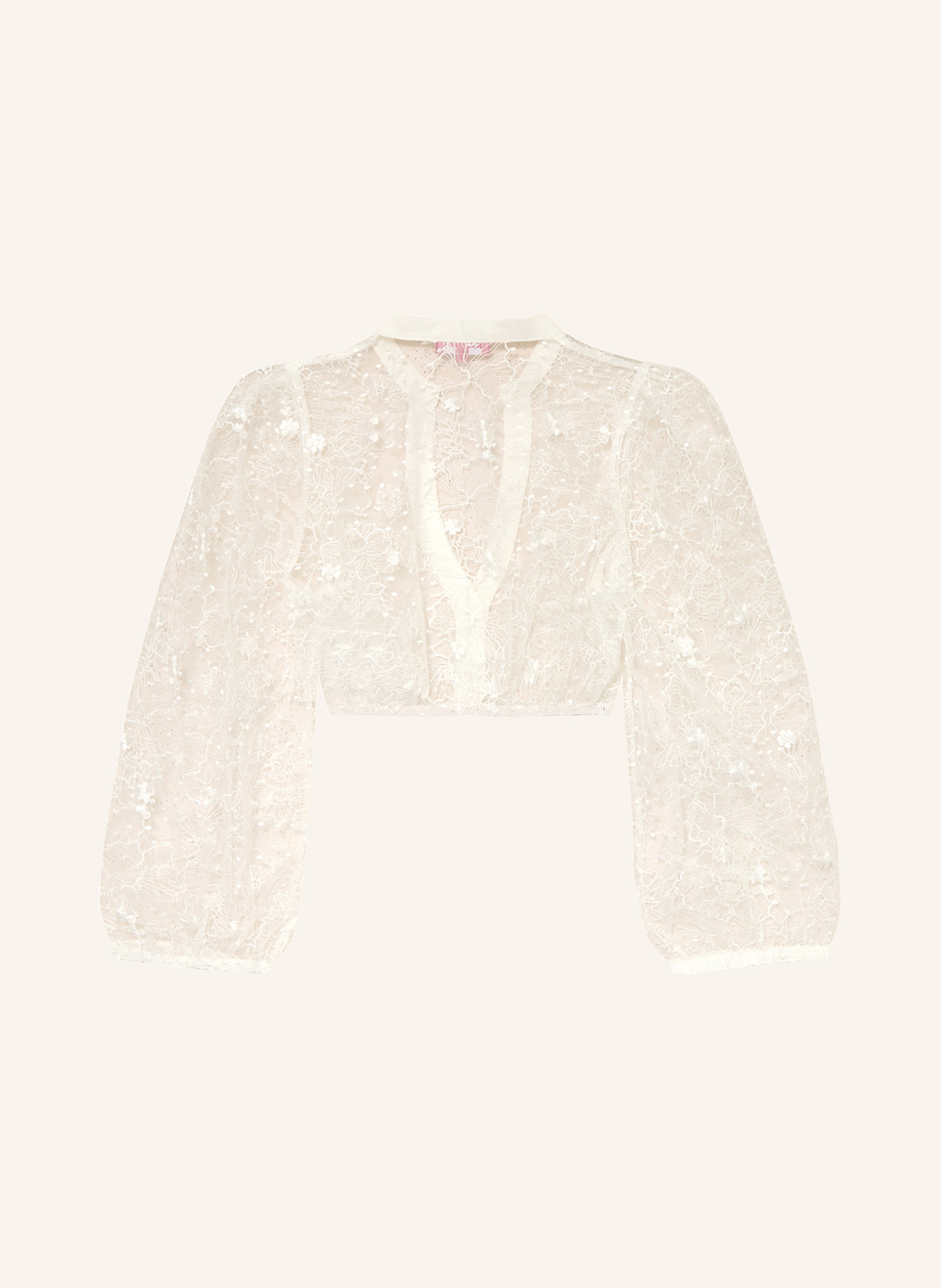 KRÜGER Dirndlbluse AFOMIA aus Spitze: ECRU