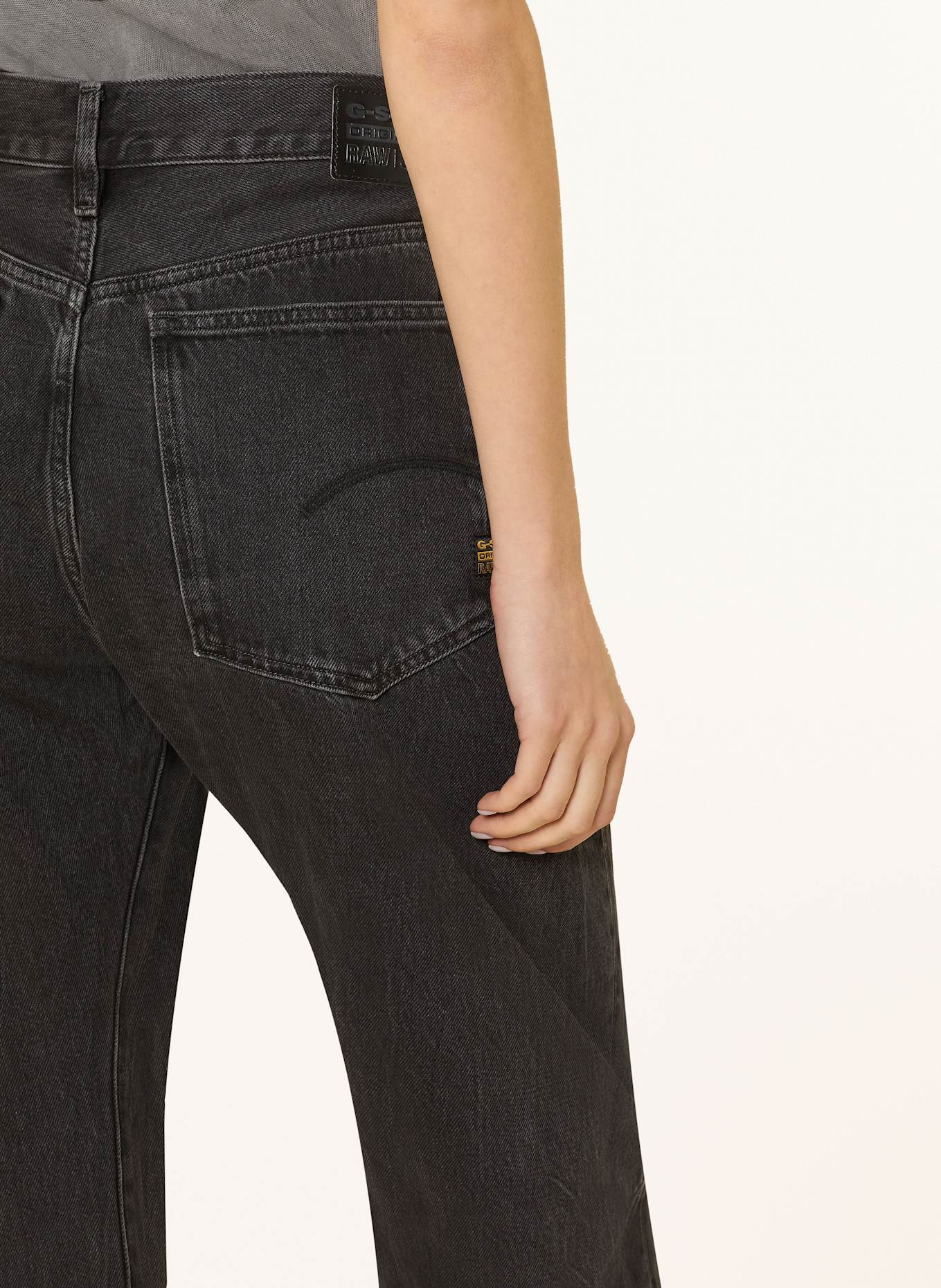 G-Star Boyfriend Jeans BOWEY: G756 worn in black obsidian