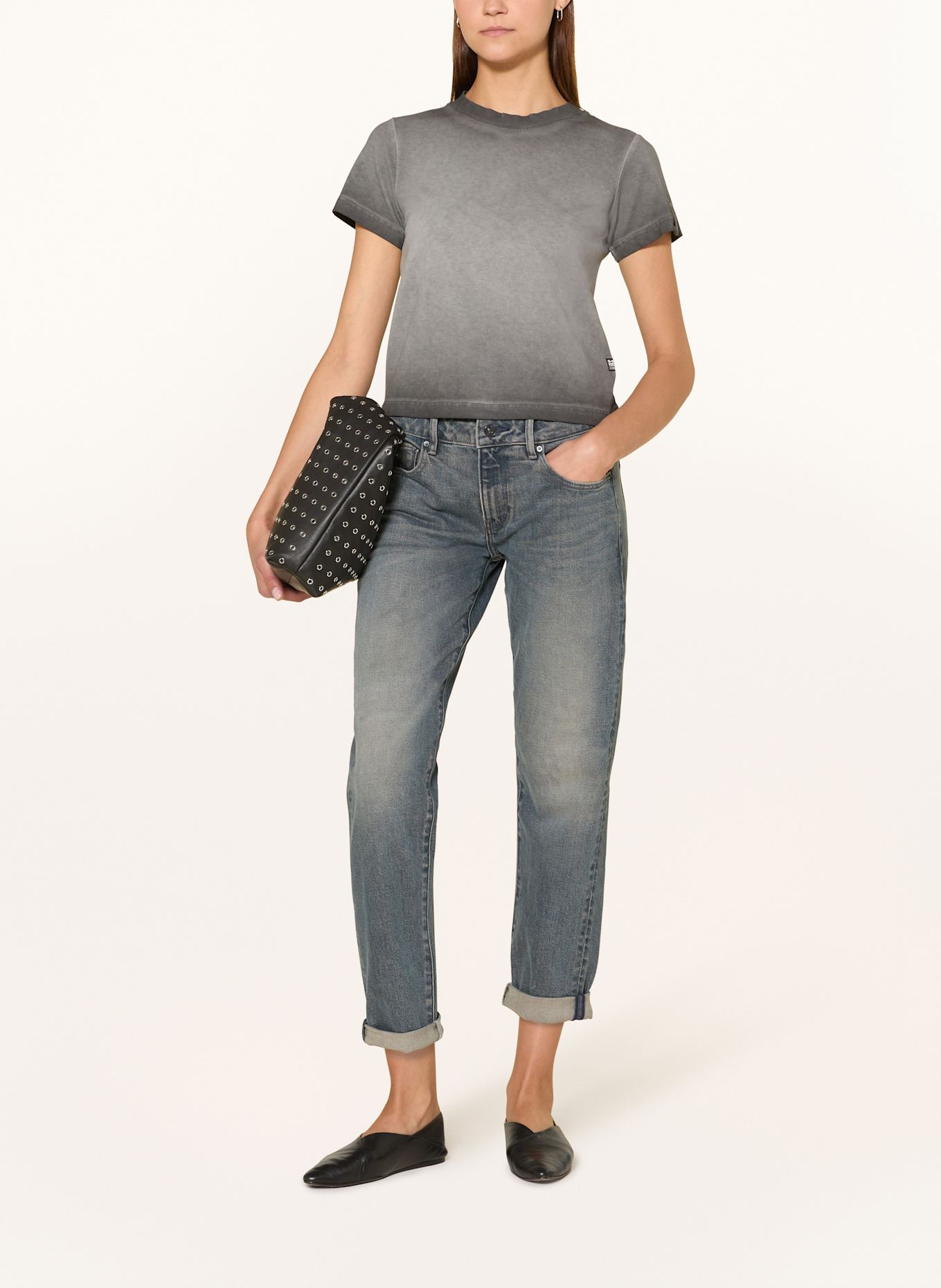 G-Star Jeansy boyfriend KATE: G803 antic sand blast